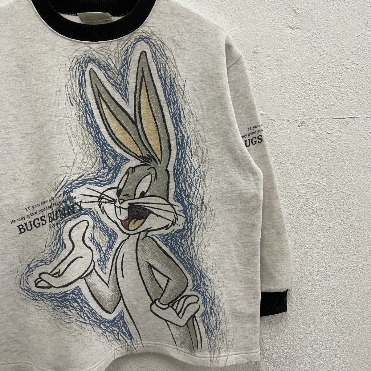 Vintage 🔥Vintage 1996 Bugs Bunny Big Image Promo Sweatshirts Size US M / EU 48-50 / 2 - 3 Thumbnail