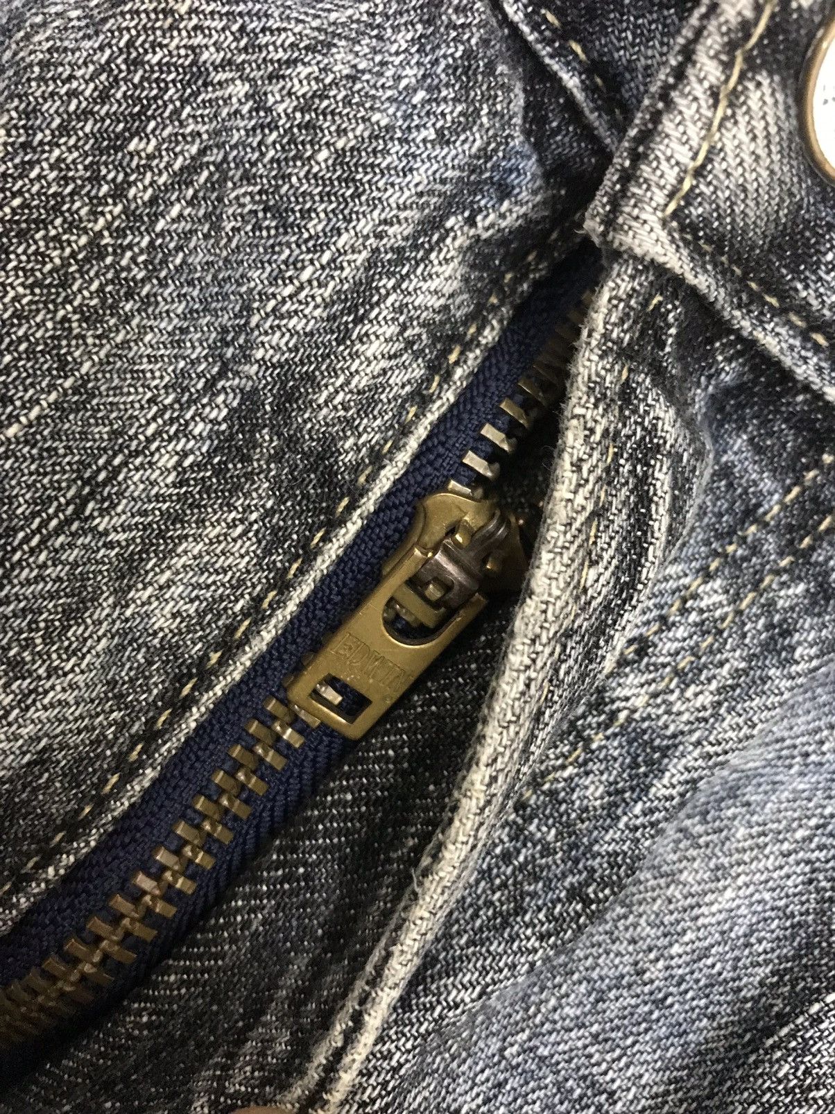 Edwin 💥90s STYLE💥VTG EDWIN 505 RUDE STYLE DIRTY DENIM F374 Size US 31 - 21 Thumbnail