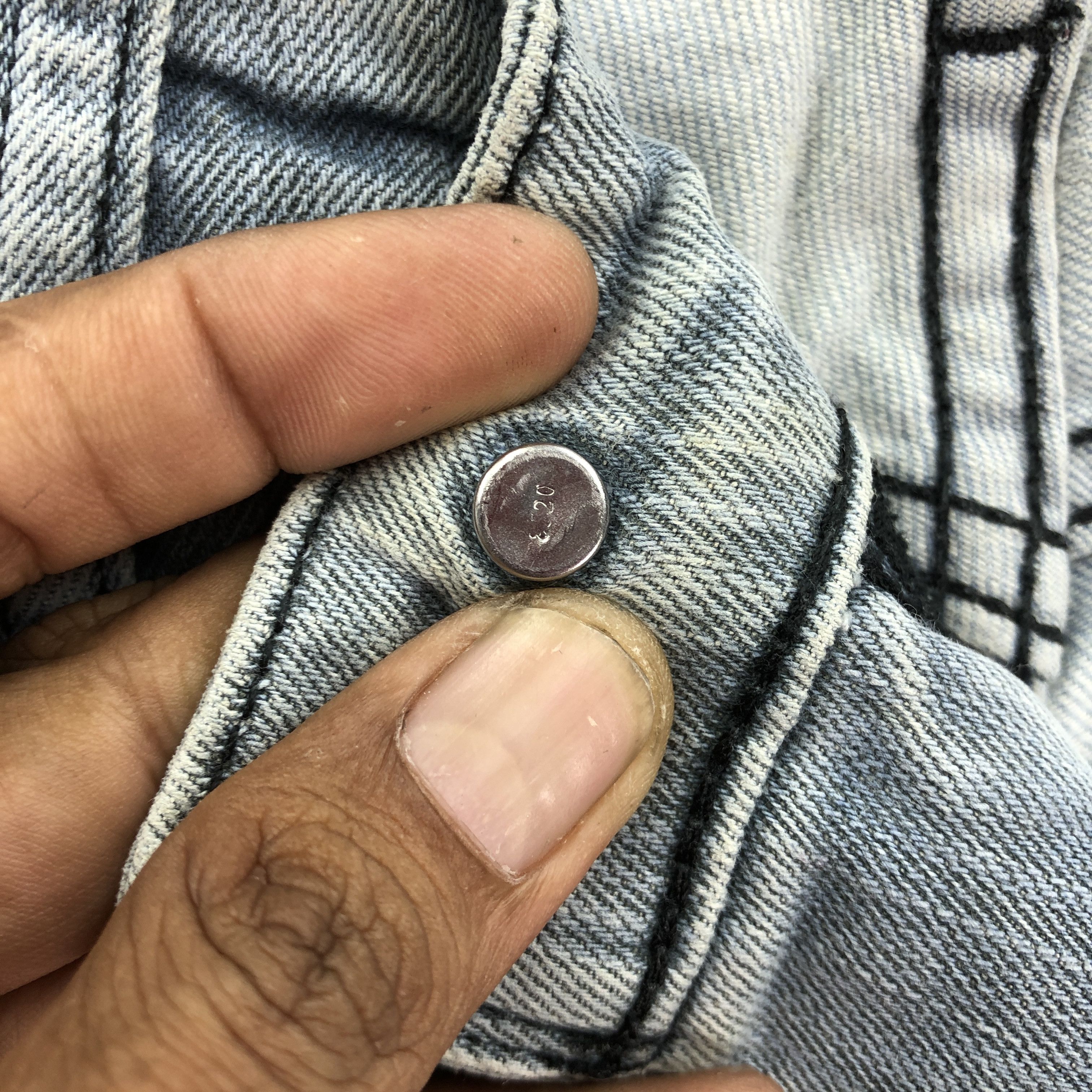 Levi's Vintage Levis 511 Ash Grey Jeans Levi's Faded Black Denim Size US 32 / EU 48 - 7 Thumbnail