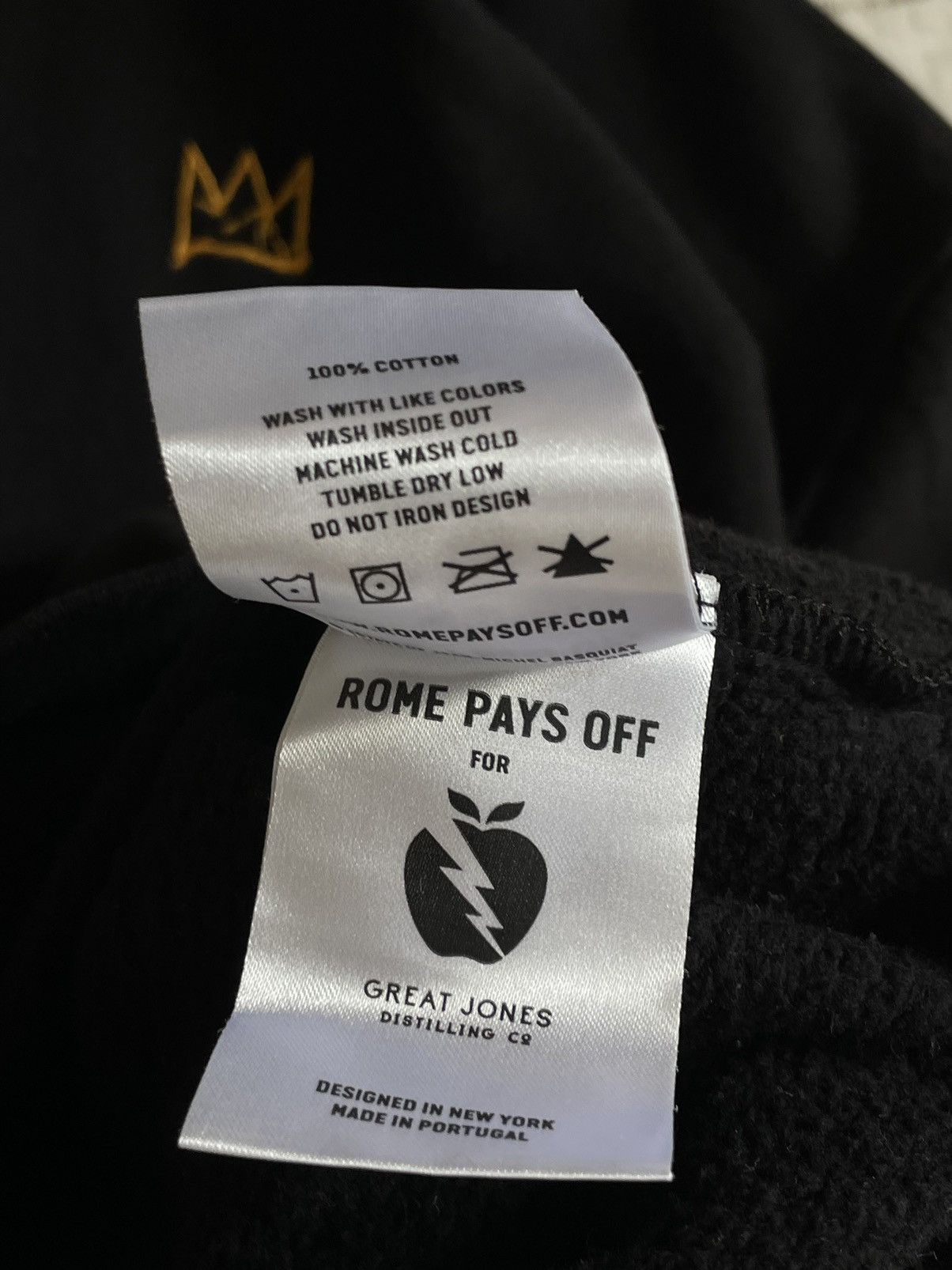 Jean-Michel Basquiat Jean Michel Basquiat x Rome Pays Off Skull Art Hoodie RARE Size US S / EU 44-46 / 1 - 12 Thumbnail