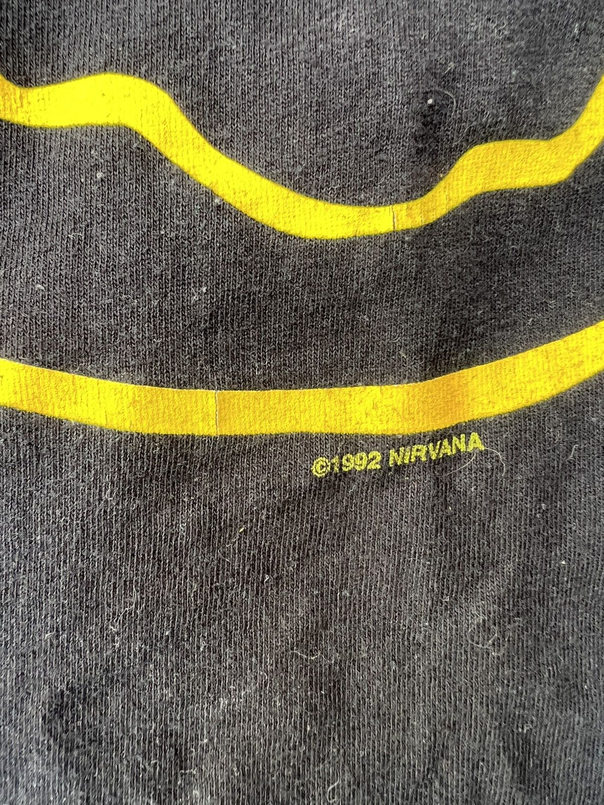 Vintage Nirvana 1992 vtg Size US XL / EU 56 / 4 - 3 Thumbnail