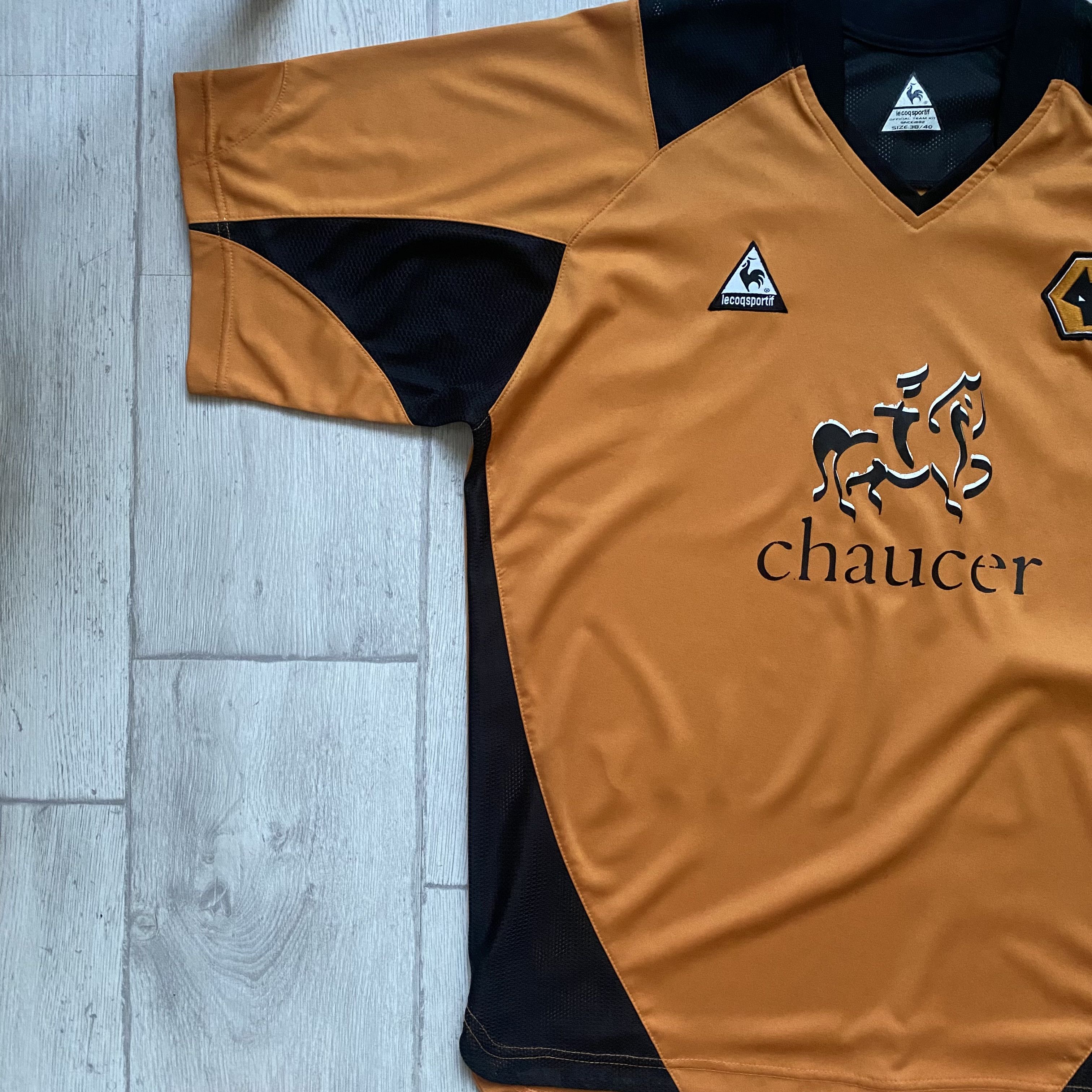 Umbro Le Coq Sportif Vintage Wolverhampton jersey soccer Blockore Size US M / EU 48-50 / 2 - 7 Thumbnail