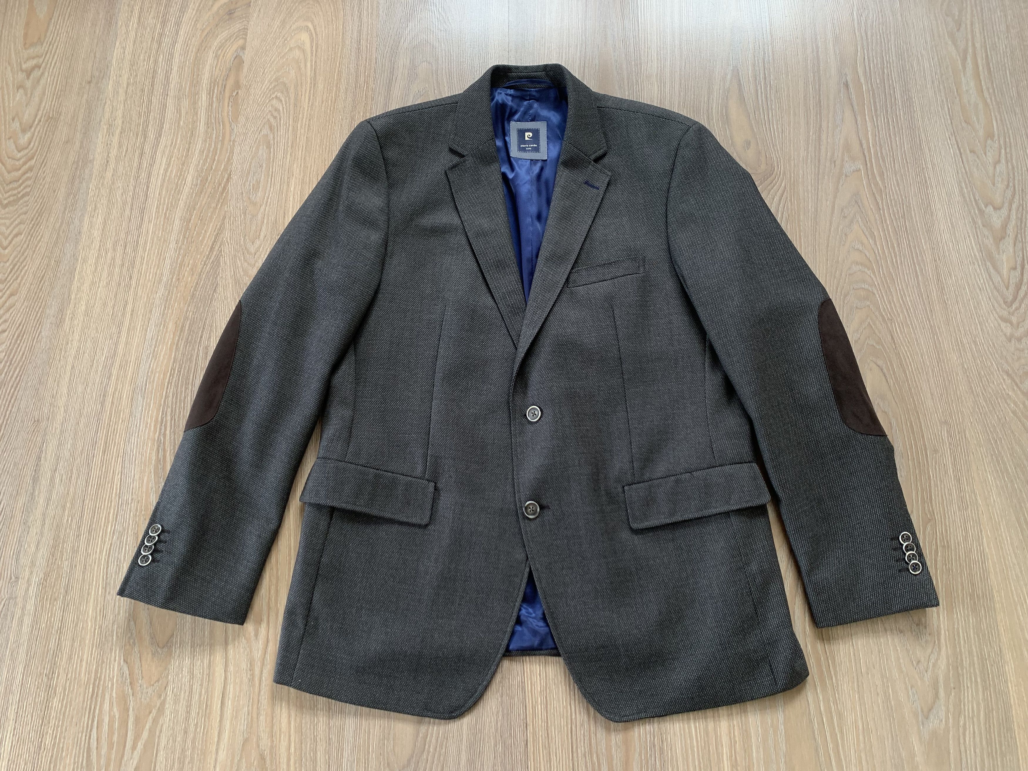 Pierre Cardin Pierre Cardin Wool Grey Patch Blazer Jacket Size US L / EU 52-54 / 3 - 2 Thumbnail