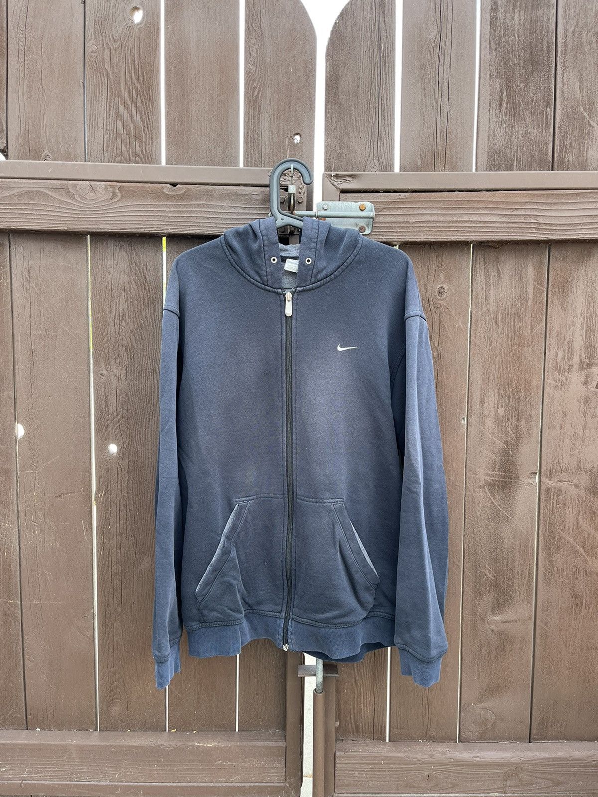 Vintage 2000s nike zip up hoodie Size US L / EU 52-54 / 3 - 1 Thumbnail