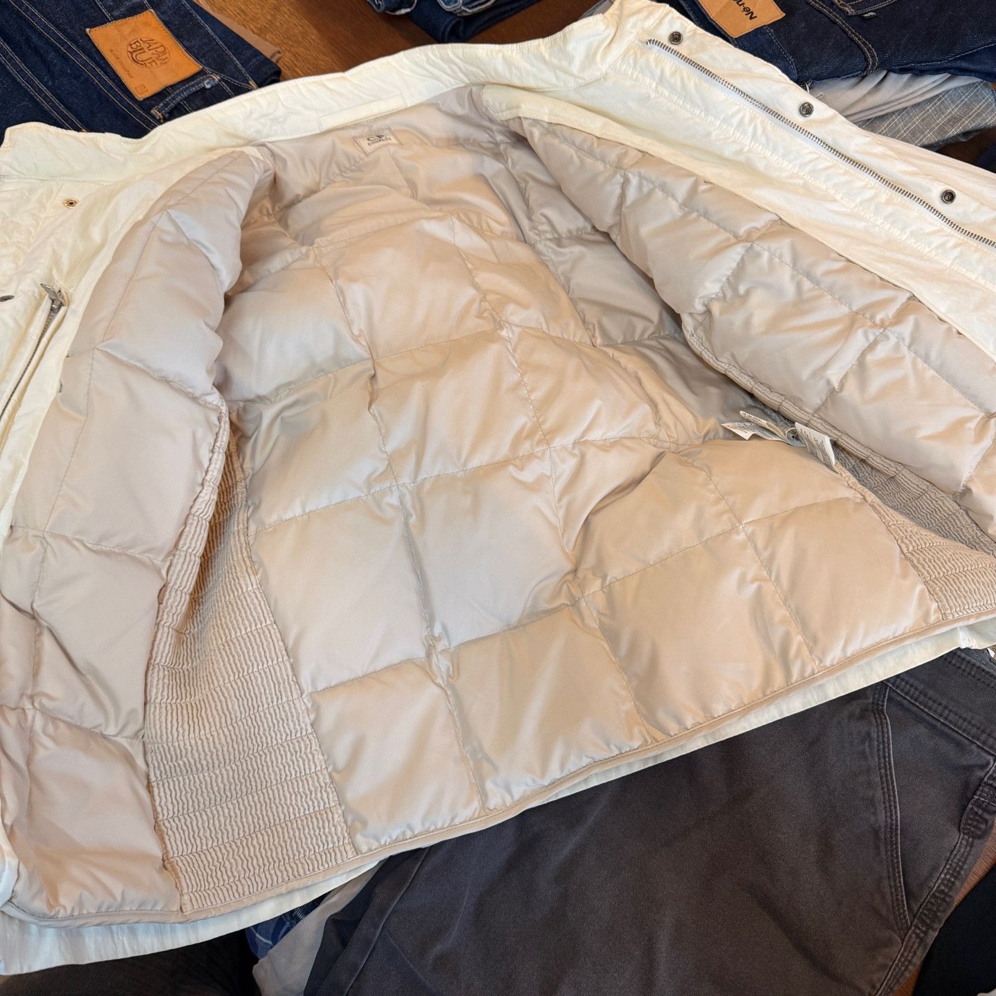 C.P. Company 2000s C.P. Company Biker-Style Technical Goose Down Jacket Size US L / EU 52-54 / 3 - 8 Thumbnail