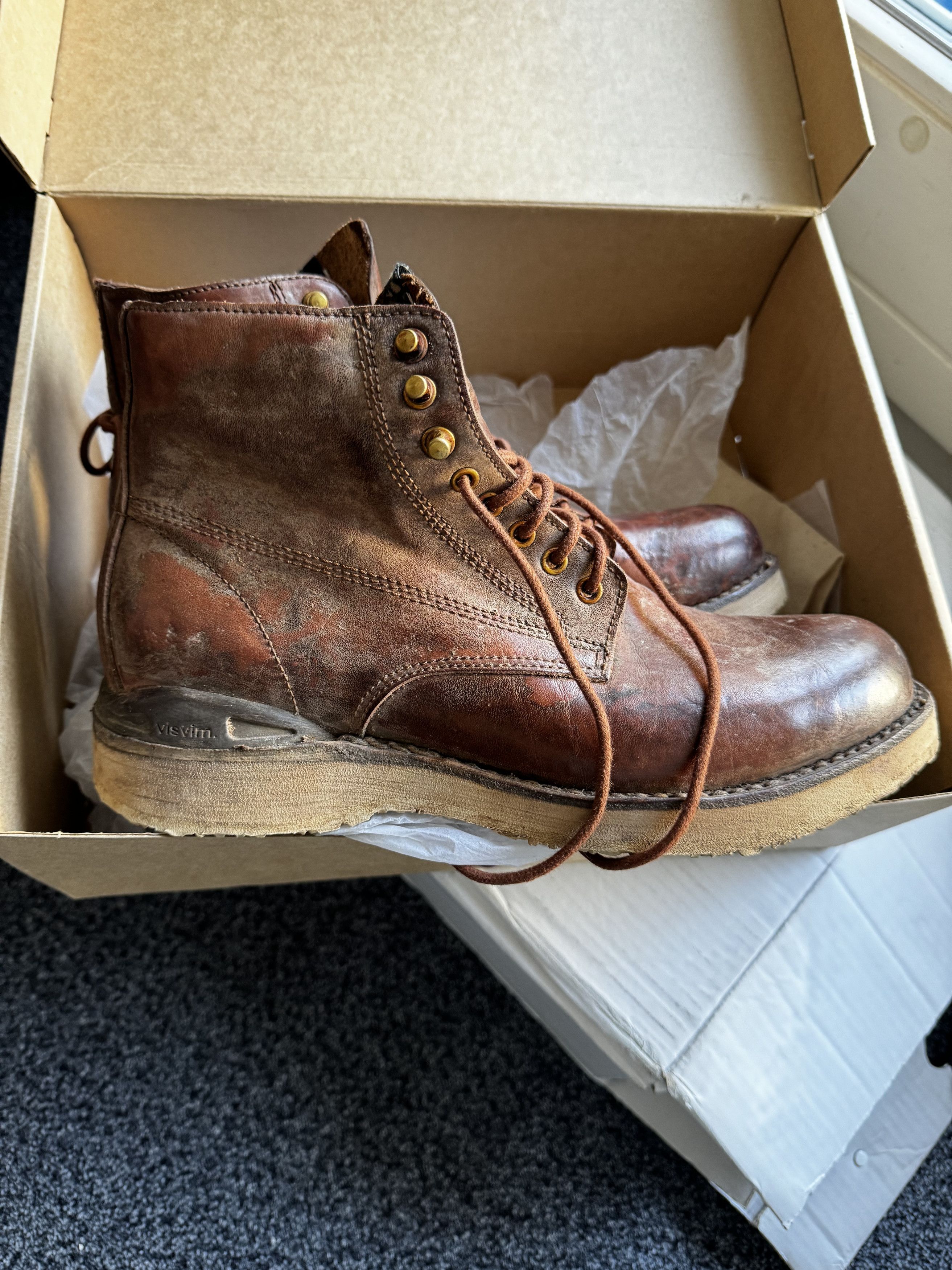 Visvim virgil boots ict grailed