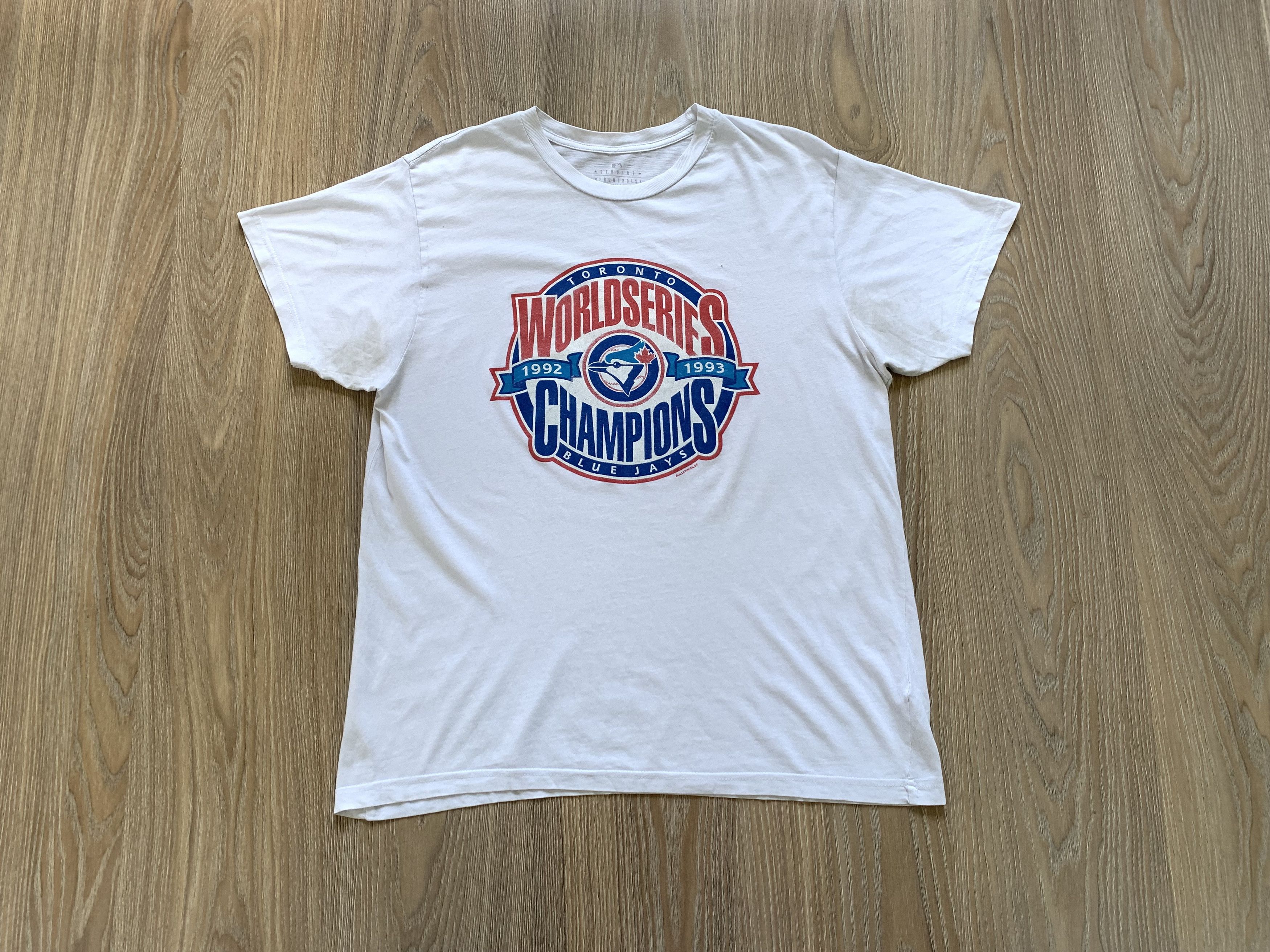 Majestic Toronto Blue Jays Back To Back White Cotton T-Shirt Size US L / EU 52-54 / 3 - 1 Thumbnail