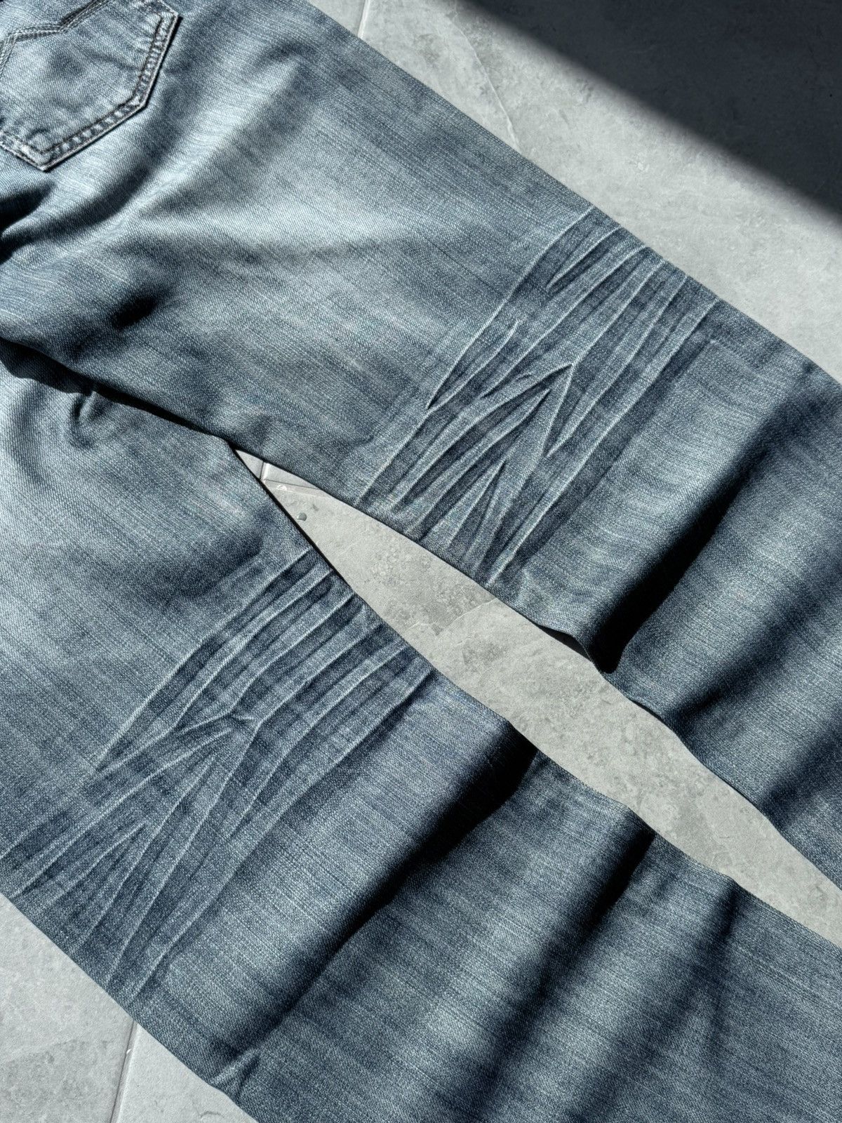 Hedi Slimane Vintage Hedi Slimane Style Washed Distressed Denim Jeans Size US 32 / EU 48 - 8 Thumbnail