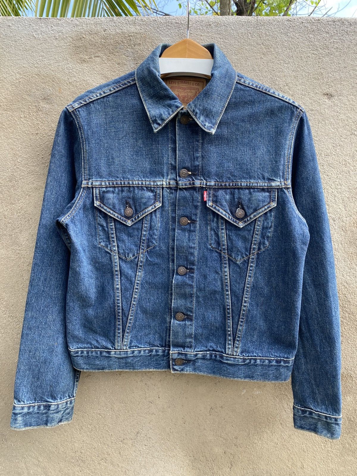 Levi's × Levi's Vintage Clothing × Vintage Size 38 vintage levi's 71557 big E trucker denime jacket Size US M / EU 48-50 / 2 - 1 Thumbnail