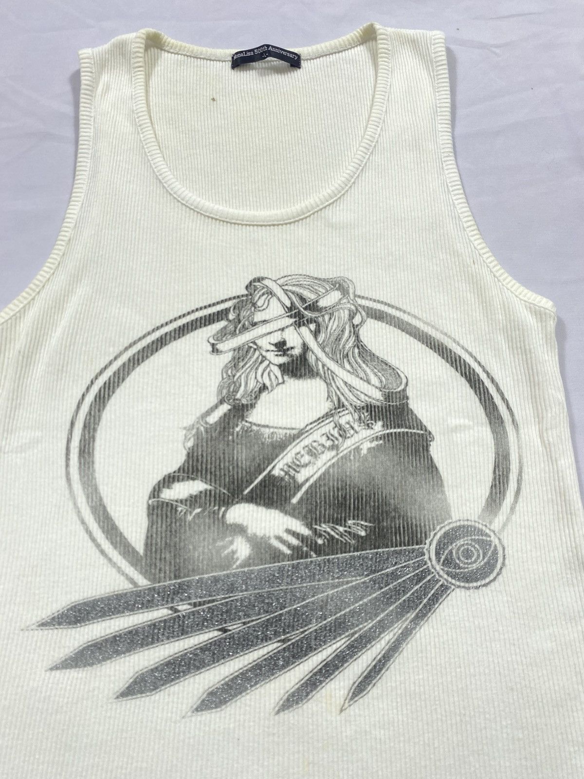If Six Was Nine Vintage Monalisa 500th Anniversary Tank Top Size US M / EU 48-50 / 2 - 3 Thumbnail