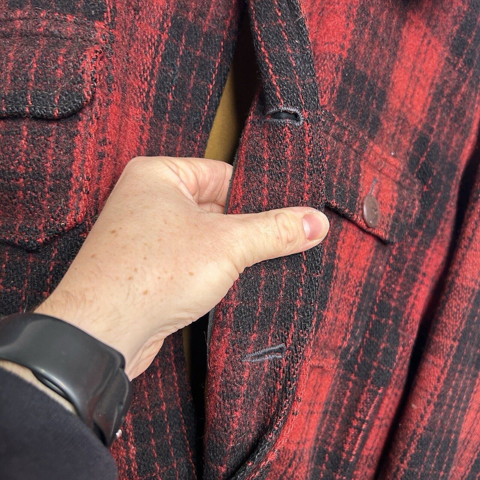 Woolrich Woolen Mills Vintage Woolrich 503 Mens Wool Mackinaw Plaid Jacket 2024 Size US L / EU 52-54 / 3 - 5 Thumbnail