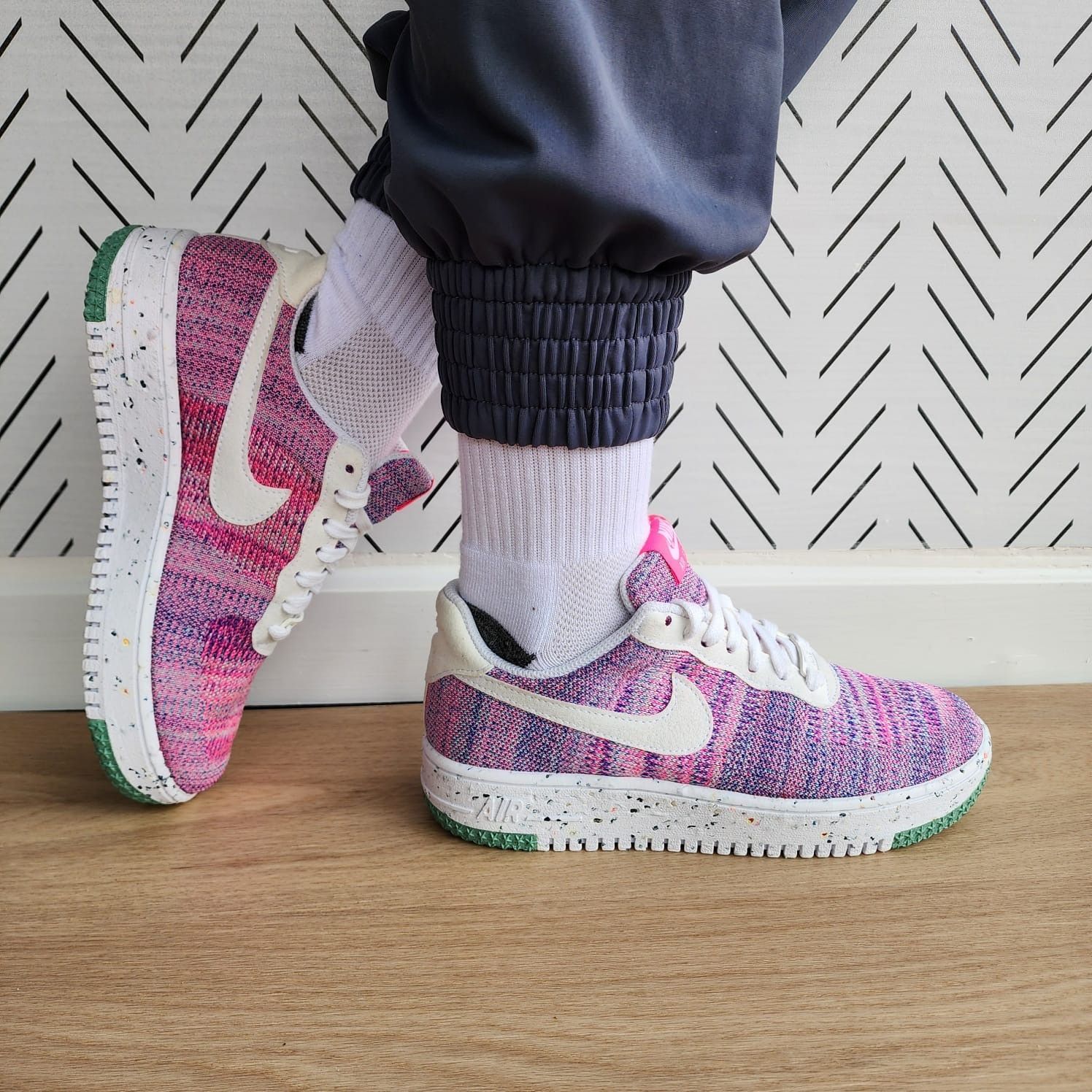 ❤️Nike Womens Shoes AF Crater Flyknit Fuchsia Glow 2020 Sz