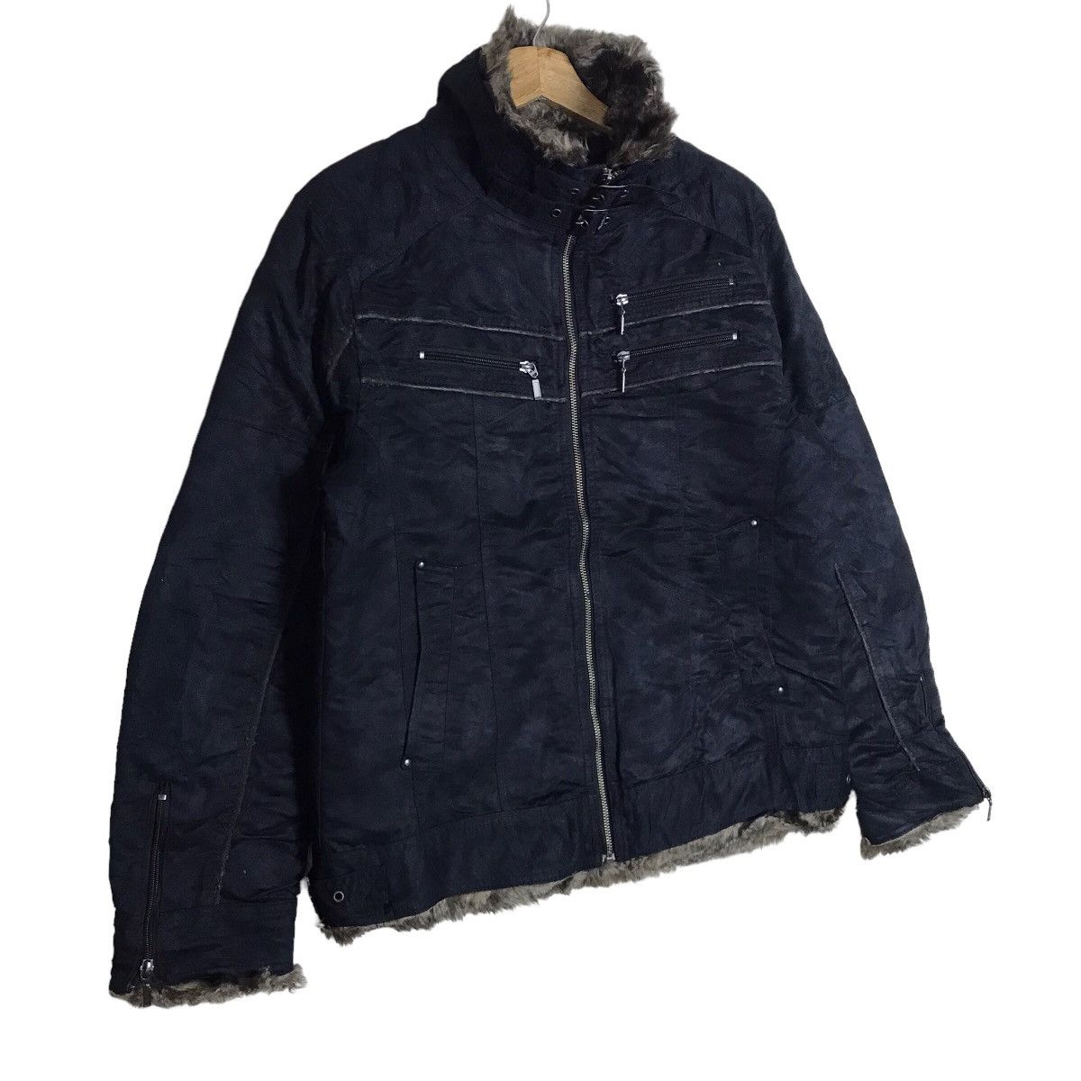 Vintage Splendid Satisfaction Sherpa Heavy Jacket Size US L / EU 52-54 / 3 - 3 Thumbnail