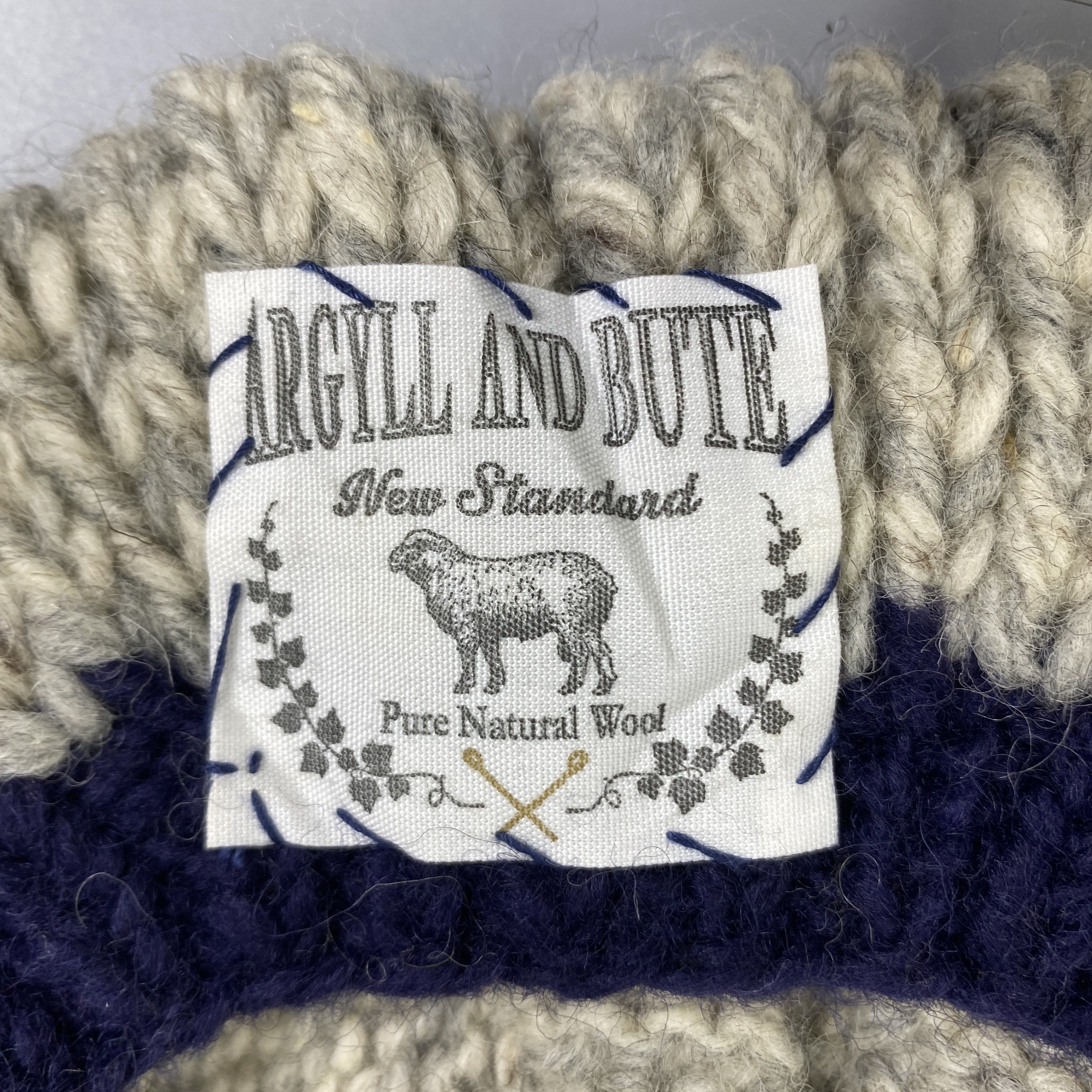 Japanese Brand Argyll And Bute Pure Wool Beanie Hats -BN878 Size ONE SIZE - 6 Thumbnail