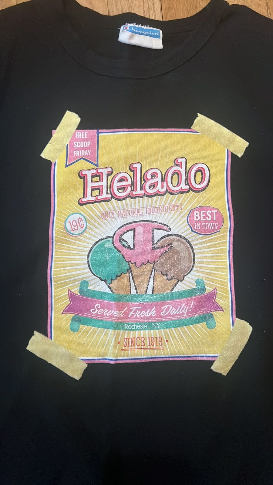 Champion × Vintage Helado Champion Tee Size US M / EU 48-50 / 2 - 2 Thumbnail