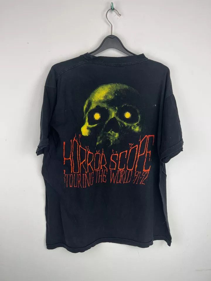 Vintage RARE Vintage Overkill Horrorscope Touring The World 1991-92 Size US XL / EU 56 / 4 - 2 Thumbnail