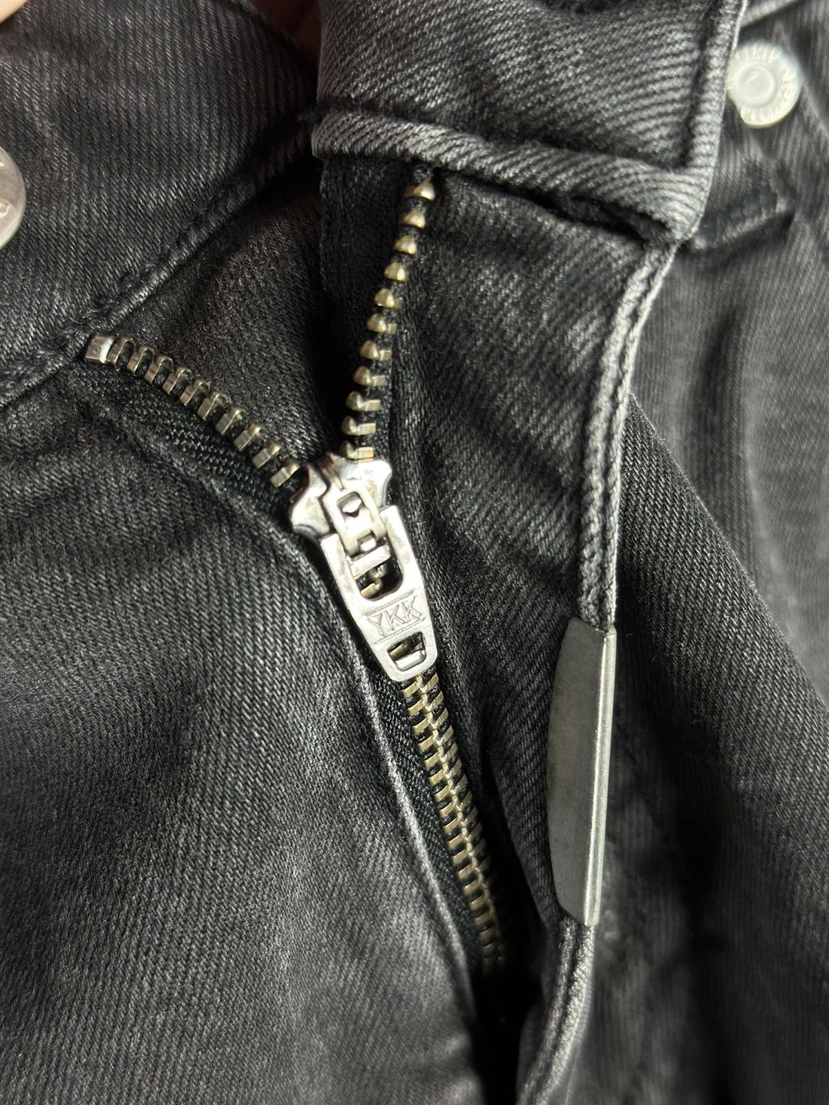 Represent Clo. Represent Destroyed Black Jeans Biker Denim Pants Size US 34 / EU 50 - 13 Thumbnail