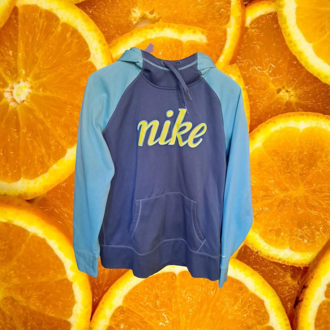 Nike Nike Therma-Fit Hooded Blue Sweatshirt with Thumb Holes in S Size US XL / EU 56 / 4 - 1 Thumbnail