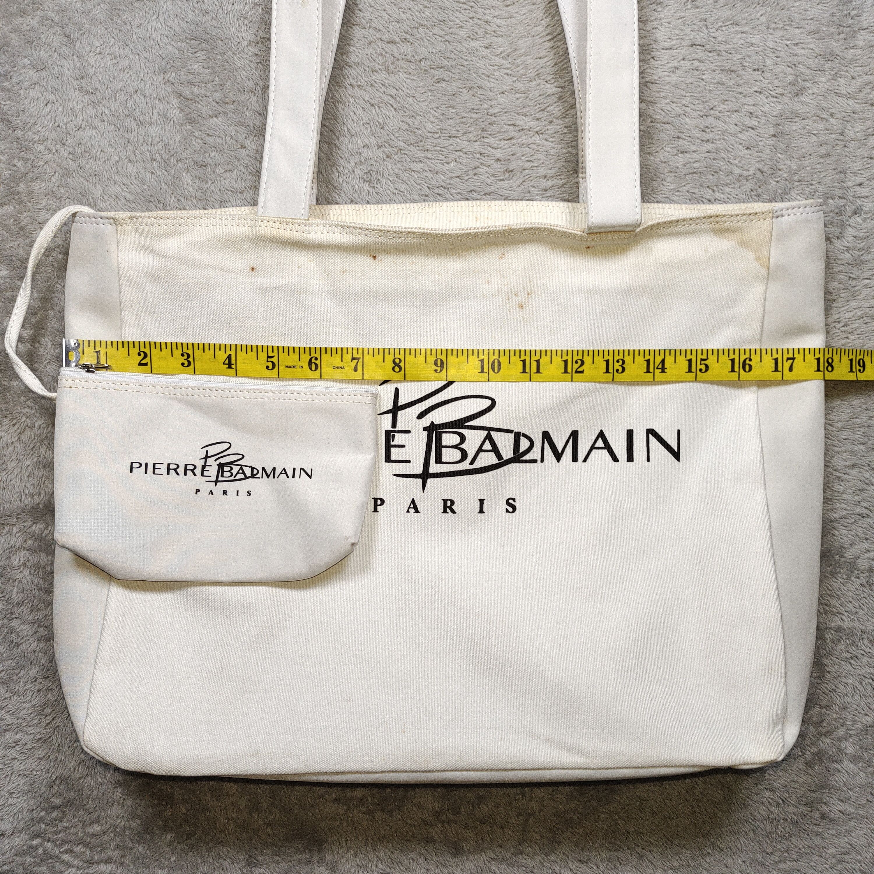 Pierre Balmain PIERRE BALMAIN SHOULDER TOTE BAG WITH MINI POUCH Size ONE SIZE - 6 Thumbnail
