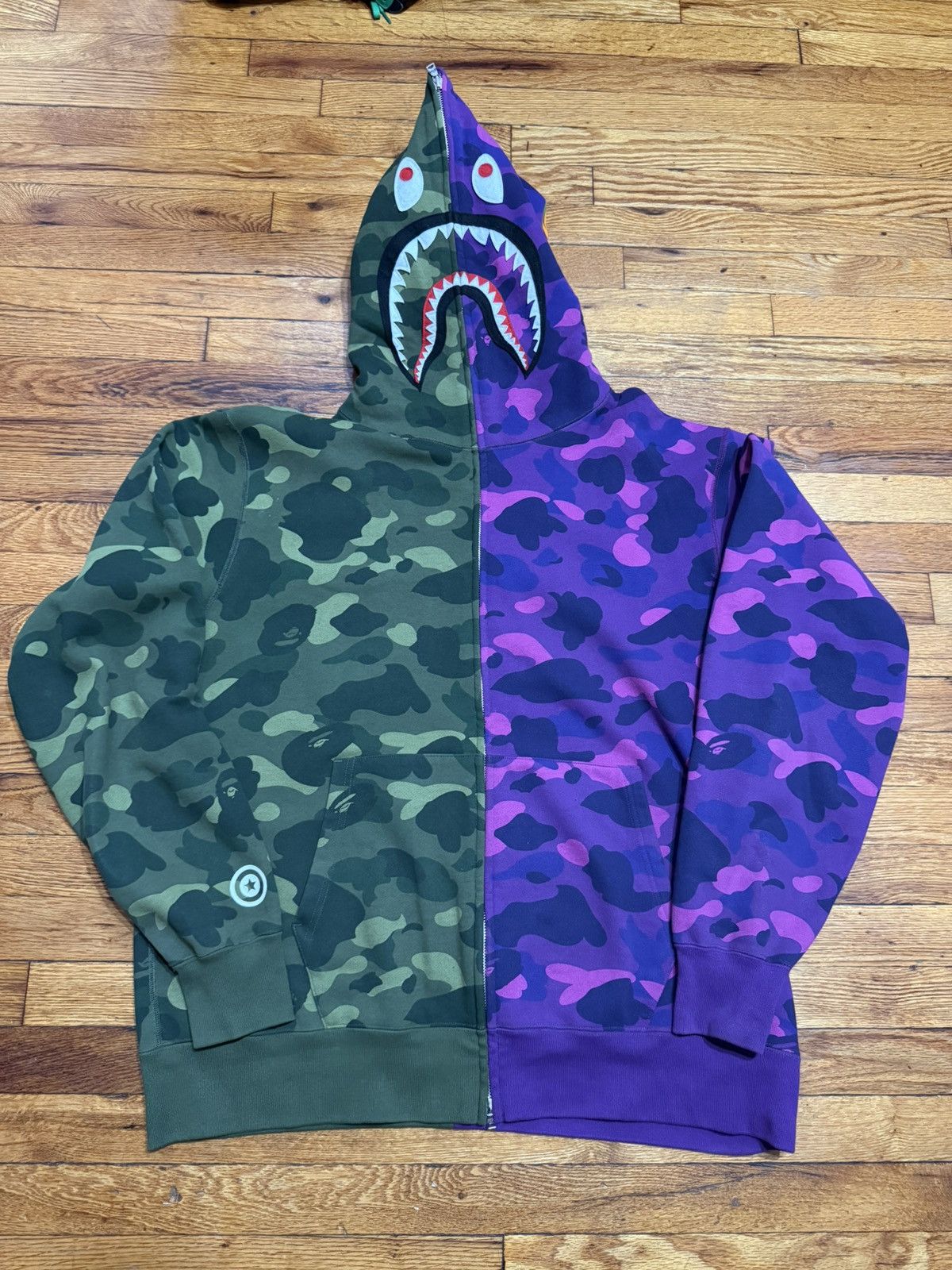 Bape Bape Half Camo Half Purple Size XXL Size US XXL / EU 58 / 5 - 1 Thumbnail
