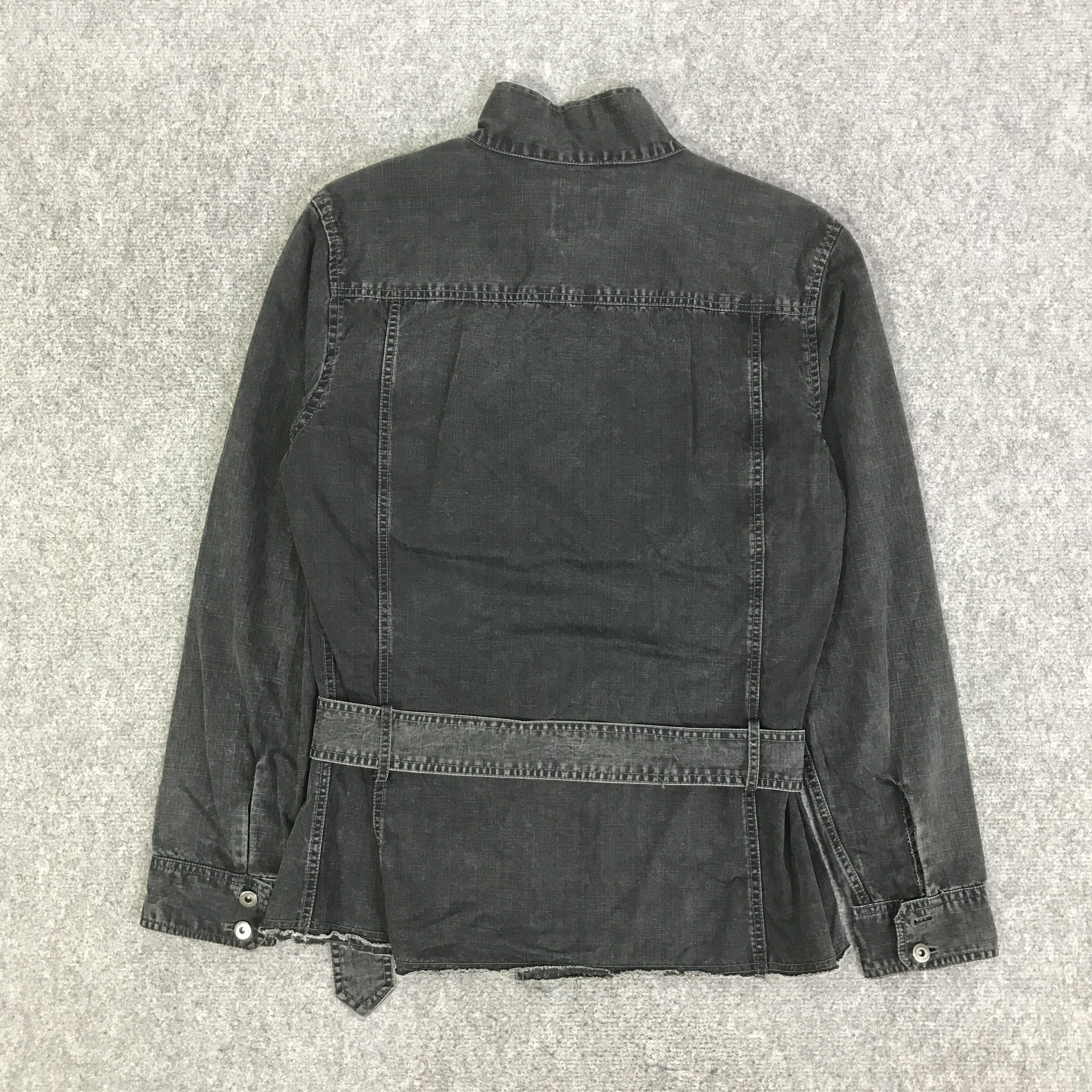 Japanese Brand PUNK ULTIMAX BLACK FADED JACKET K97B8 Size US L / EU 52-54 / 3 - 3 Thumbnail