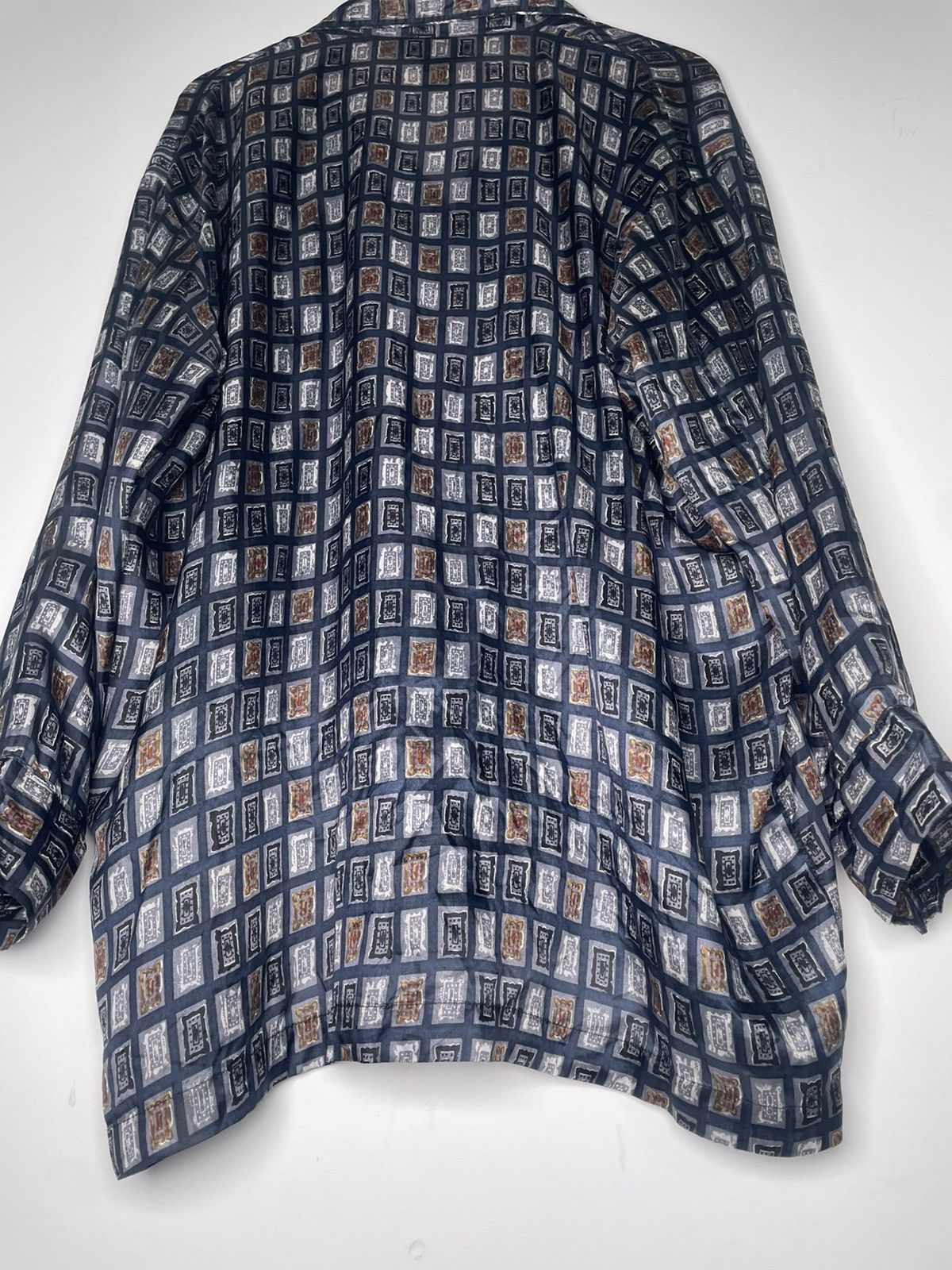Other Bogari Studio Silk Geometric Button-Up Shirt L Size US L / EU 52-54 / 3 - 10 Thumbnail