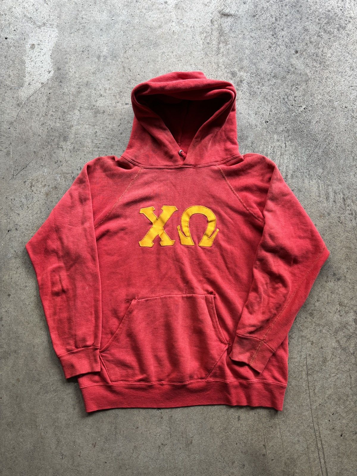 Other Vintage Raglan Sorority Hoodie Size US S / EU 44-46 / 1 - 1 Thumbnail