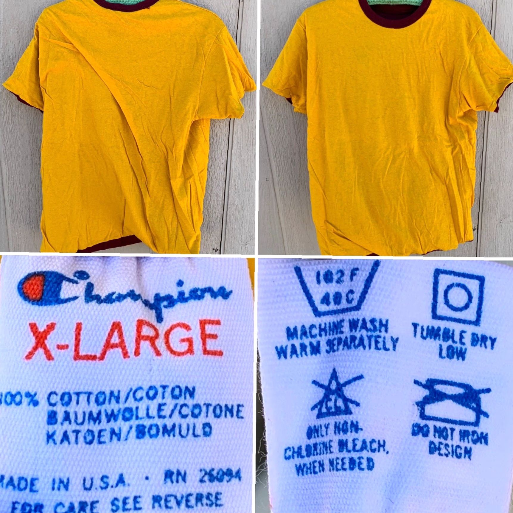 Champion VINTAGE Champion Basketball Hall of Fame Springfield Mass t-shirt XL Men Red 1980s Graphic Tee Made In USA Short Sleeve Shoes? Size US XL / EU 56 / 4 - 5 Thumbnail