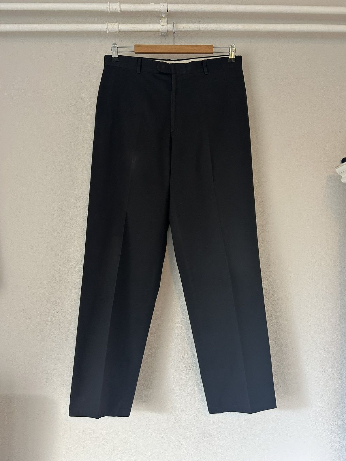 Hermes Black Wide Pants Size US 33 - 2 Thumbnail