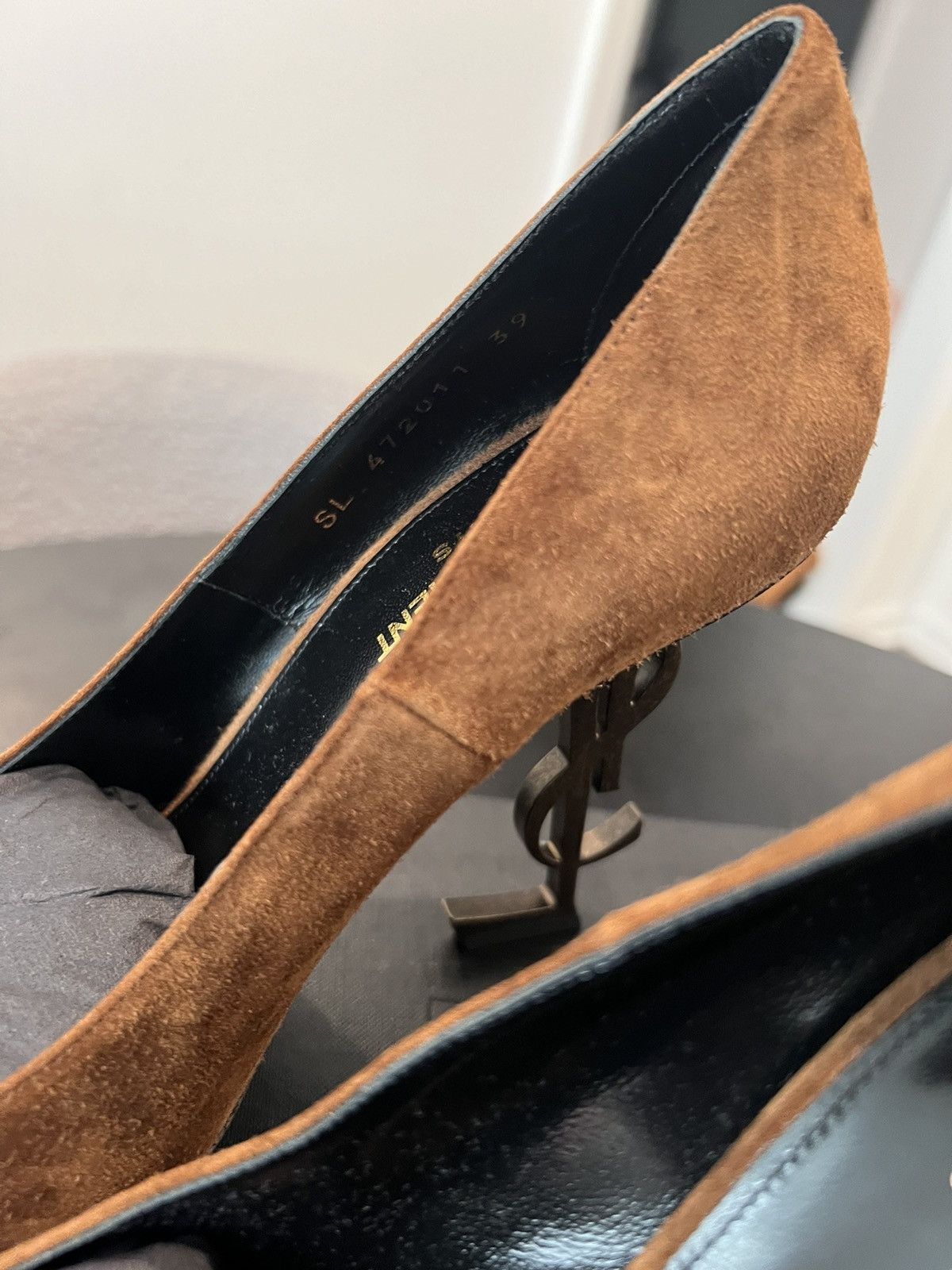 Saint Laurent Paris Saint Laurent YSL Heels Size US 9 / IT 39 - 10 Thumbnail