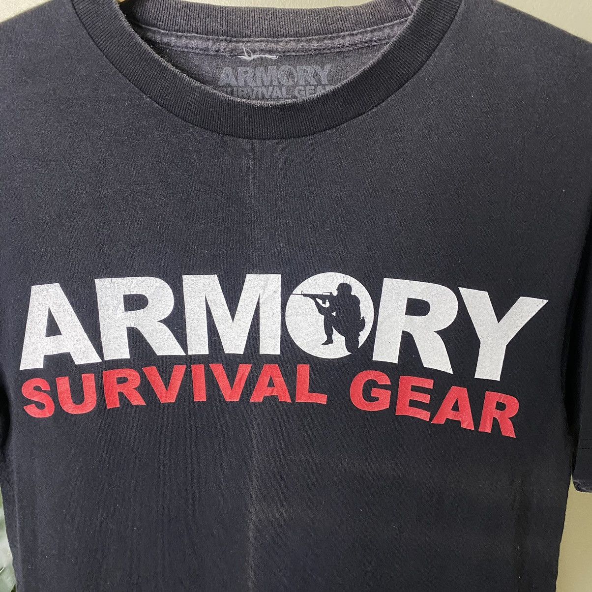 Other Armory Survival Gear Streerwear Faded Black T Shirt Size US S / EU 44-46 / 1 - 2 Thumbnail