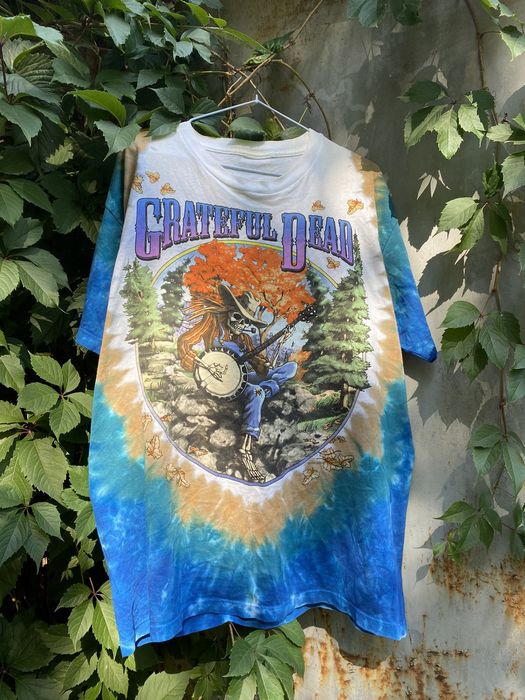 Vintage Vintage 2000 Grateful Dead 1994 Fall Tour Liquid Blue Tee