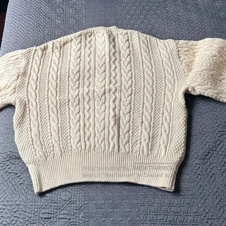 Comme des Garcons CDG Tricot Wool Cable Knit Sweater . Size US S / EU 44-46 / 1 - 4 Thumbnail