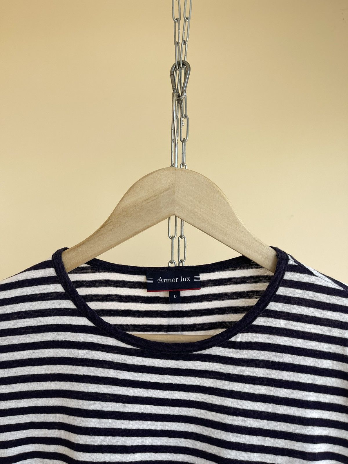 Armor-Lux Armor Lux Cotton Linen Breton Striped T-Shirt Heritage Size0 Size XS / US 0-2 / IT 36-38 - 3 Thumbnail