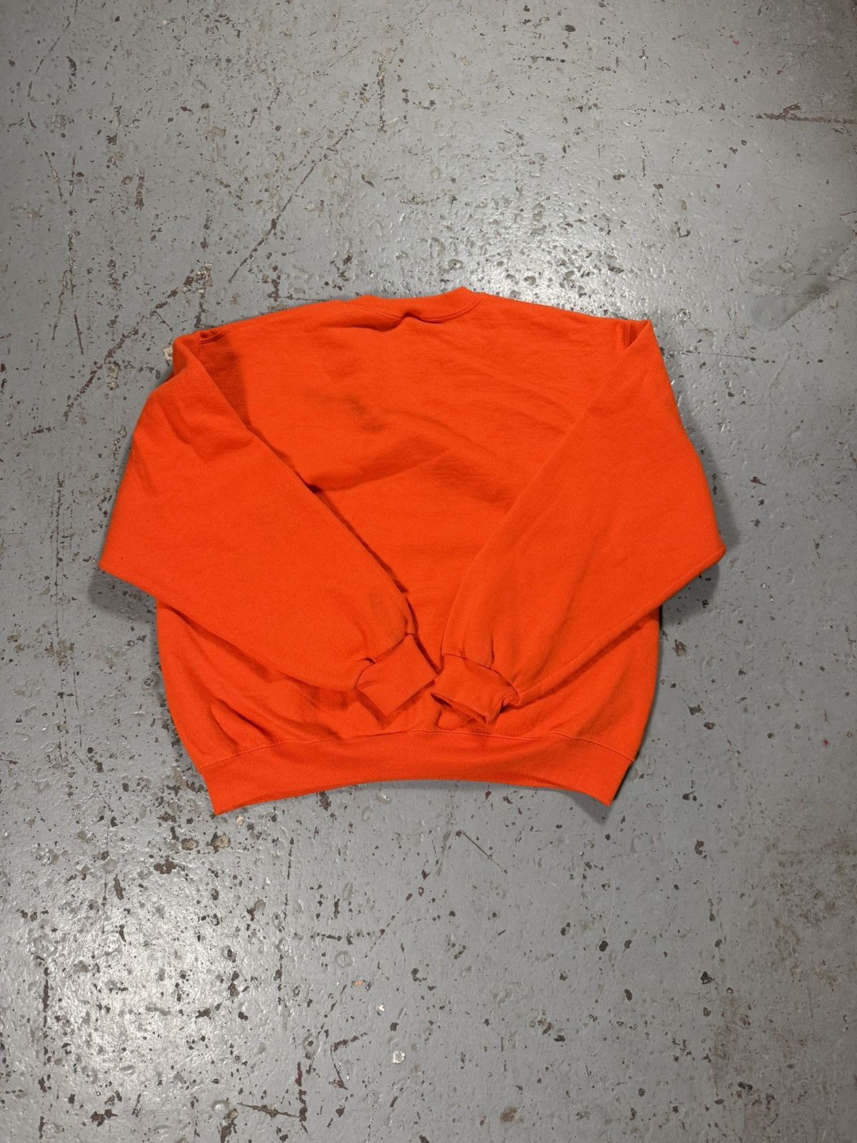 Russell Athletic Russell Athletic Blank Orange Sweater Size US L / EU 52-54 / 3 - 4 Thumbnail