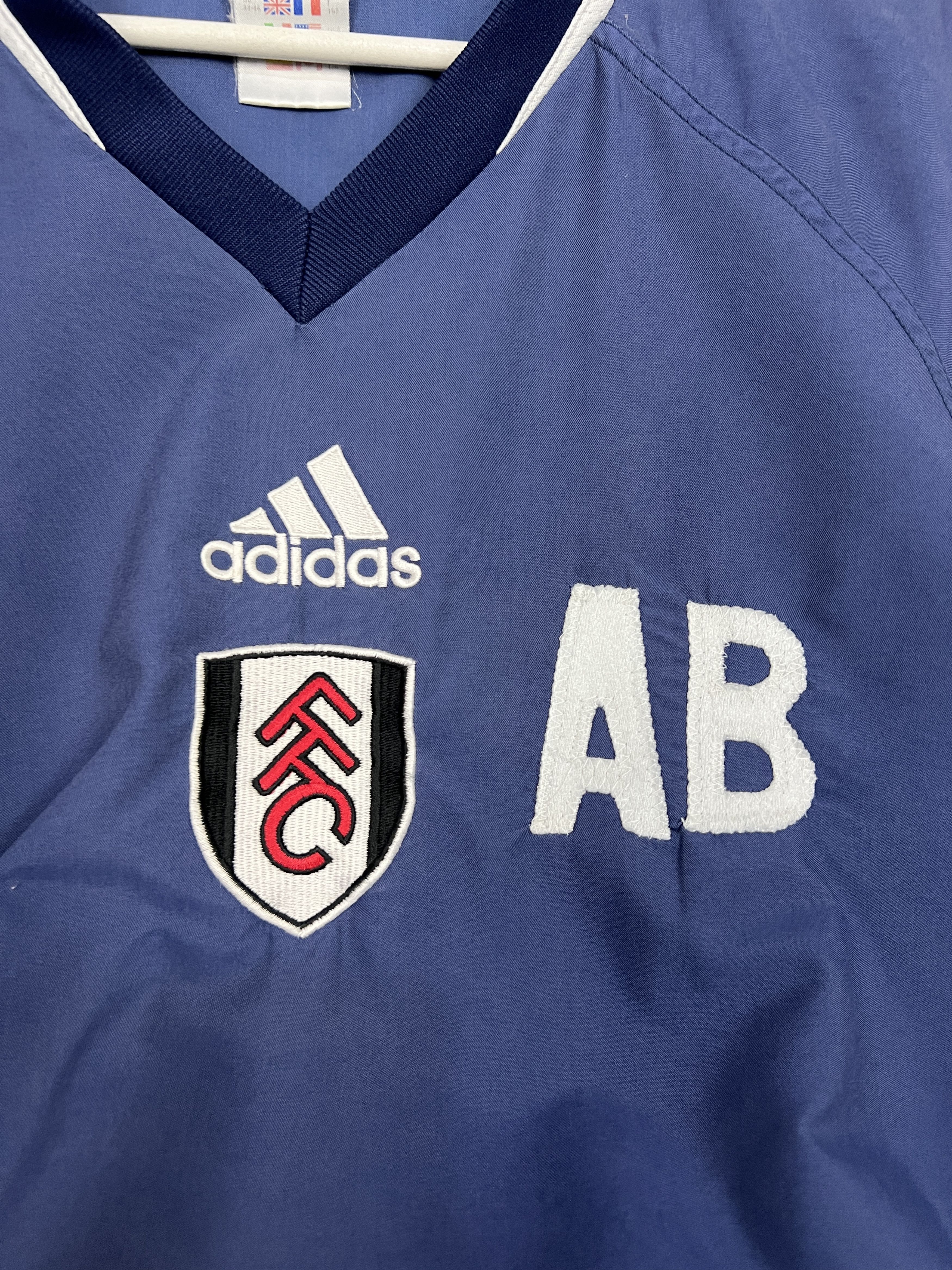Adidas Vintage 90's Adidas Fulham Football Train Sweatshirt Soccer Size US L / EU 52-54 / 3 - 3 Thumbnail