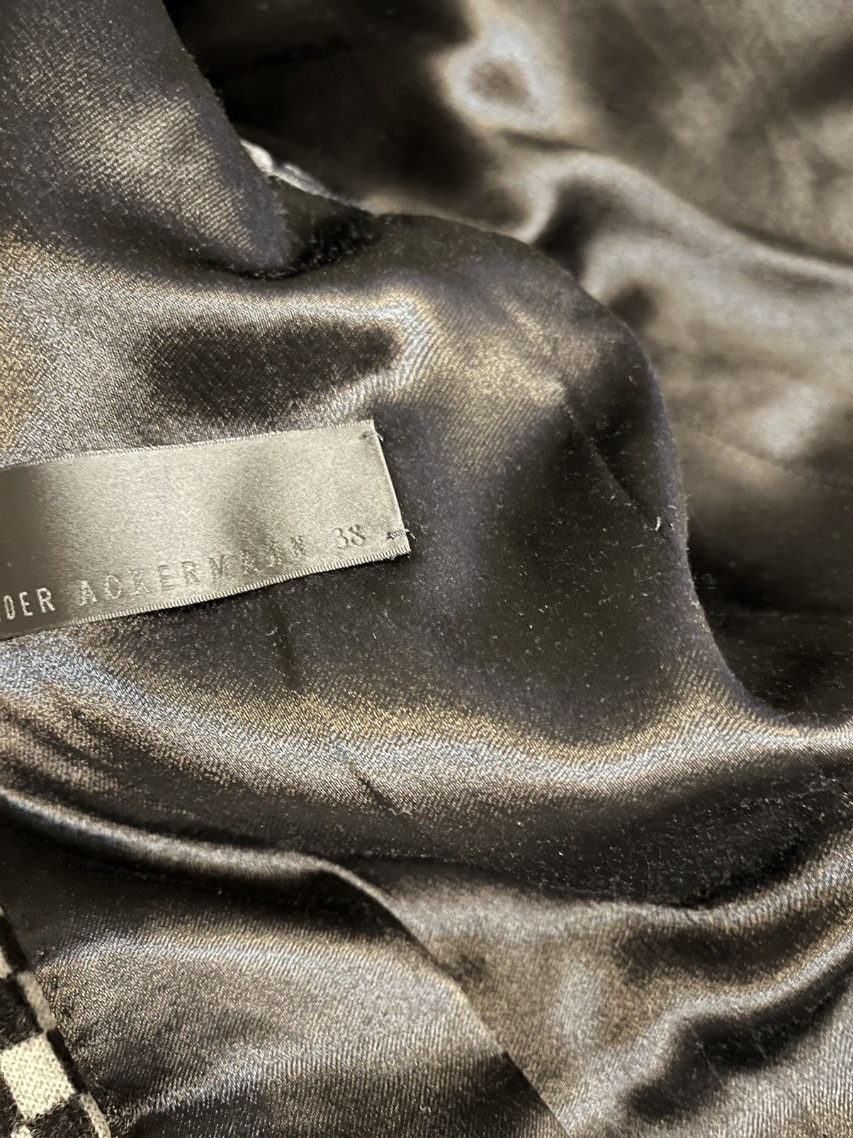 Haider Ackermann Fall 2015 WFS/Unisex Checkerboard Overcoat Size US S / EU 44-46 / 1 - 7 Thumbnail