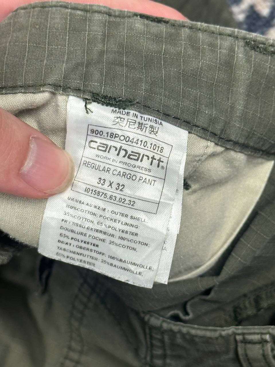 Carhartt Vintage Carhartt Cargo Distressed Baggy Pants Size US 33 - 13 Thumbnail