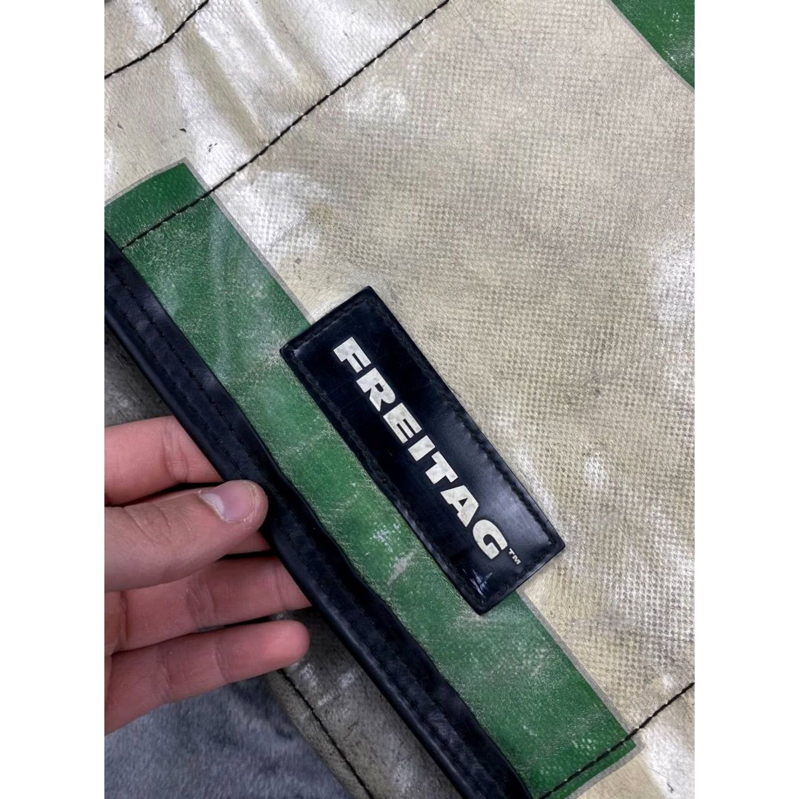 Freitag Freitag Shoulder Bag Dexter Messenger Bag Men Gray Canvas Cotton Adult Size ONE SIZE - 4 Thumbnail