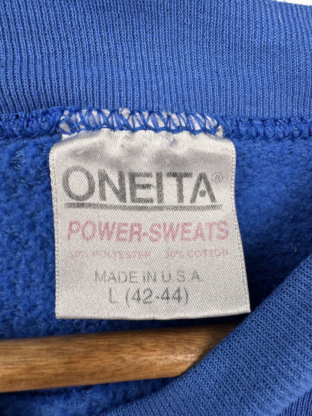 Other Oneta Vintage Men Sweatshirt Blue Cotton Size XL Size US XL / EU 56 / 4 - 4 Thumbnail