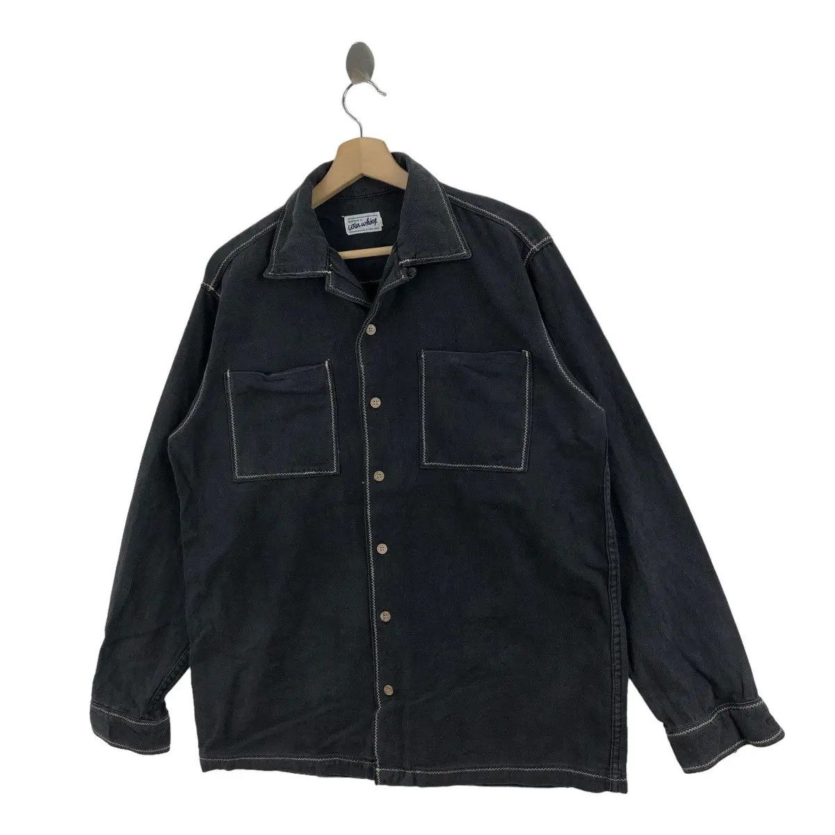 Vintage Vtg OCTOPUS ARMY SHIBUYA Japan Western Chore Jacket Denim Size US M / EU 48-50 / 2 - 4 Thumbnail