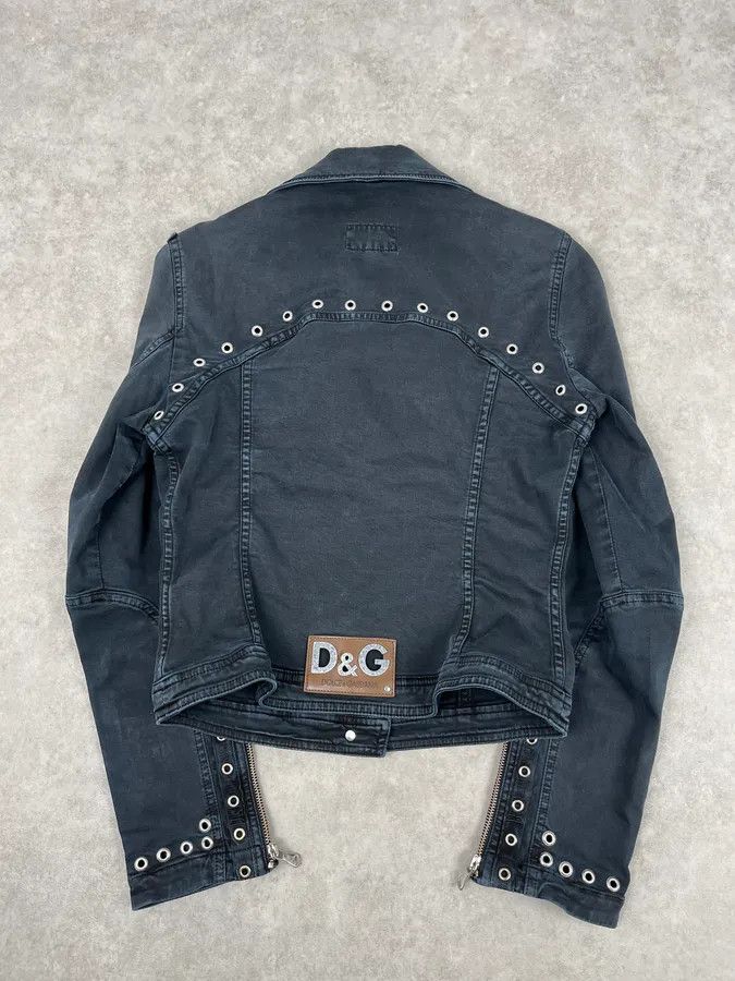 Dolce & Gabbana SS2004 Dolce & Gabbana Black Eyeled Jacket Size S / US 4 / IT 40 - 5 Thumbnail