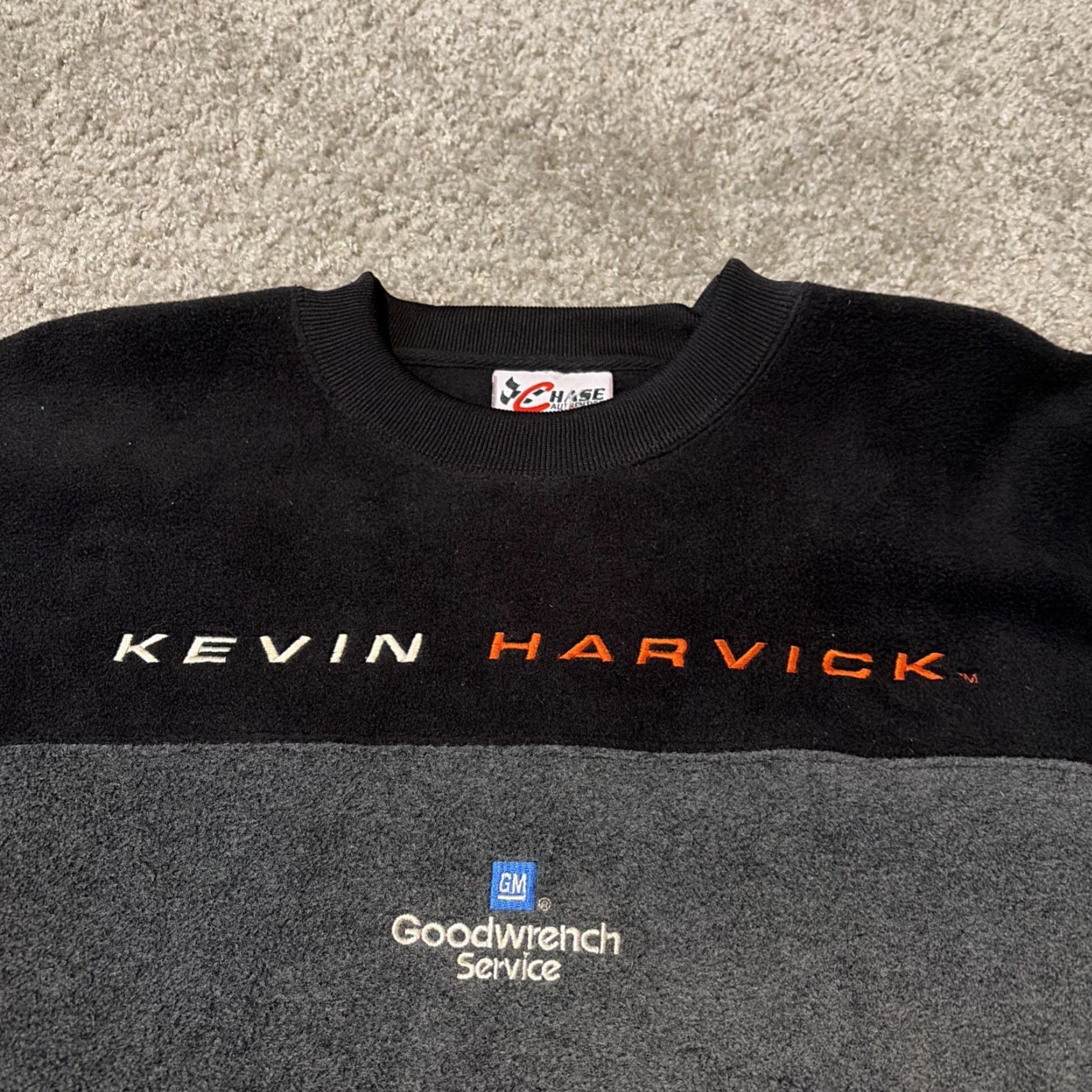 Chase Authentics VINTAGE Kevin Harvick NASCAR Racing Fleece Sweatshirt Chase Authentics 2XL Black Mens T-Shirt Size US XXL / EU 58 / 5 - 3 Thumbnail