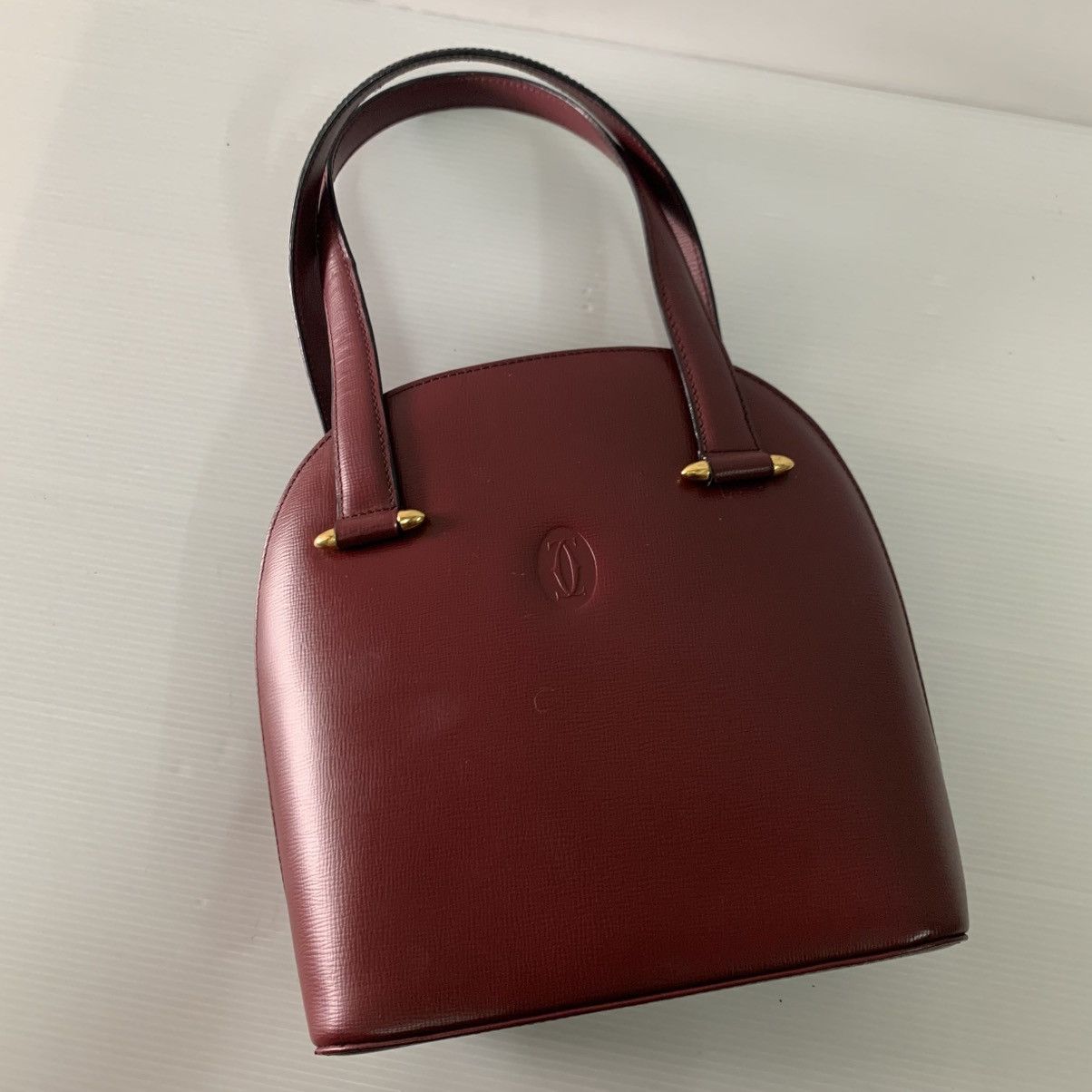 Cartier Cartier Paris Leather Top Handle Pre-Owned Bag Size ONE SIZE - 3 Thumbnail