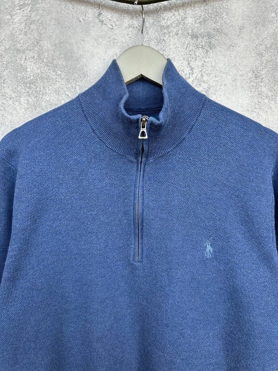 Polo Ralph Lauren Polo Ralph Lauren 1/4 Zip Sweater Cotton Jumper Pullover Size US L / EU 52-54 / 3 - 4 Thumbnail