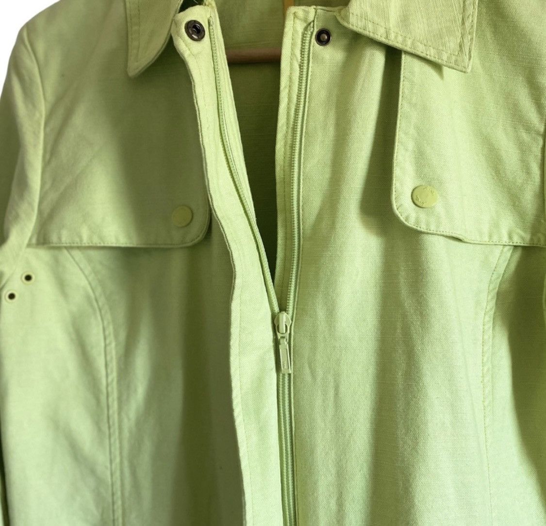 Other LIME GREEN ZIPPER BUTTON UP JACKET WITH POCKETS Size M / US 6-8 / IT 42-44 - 4 Thumbnail