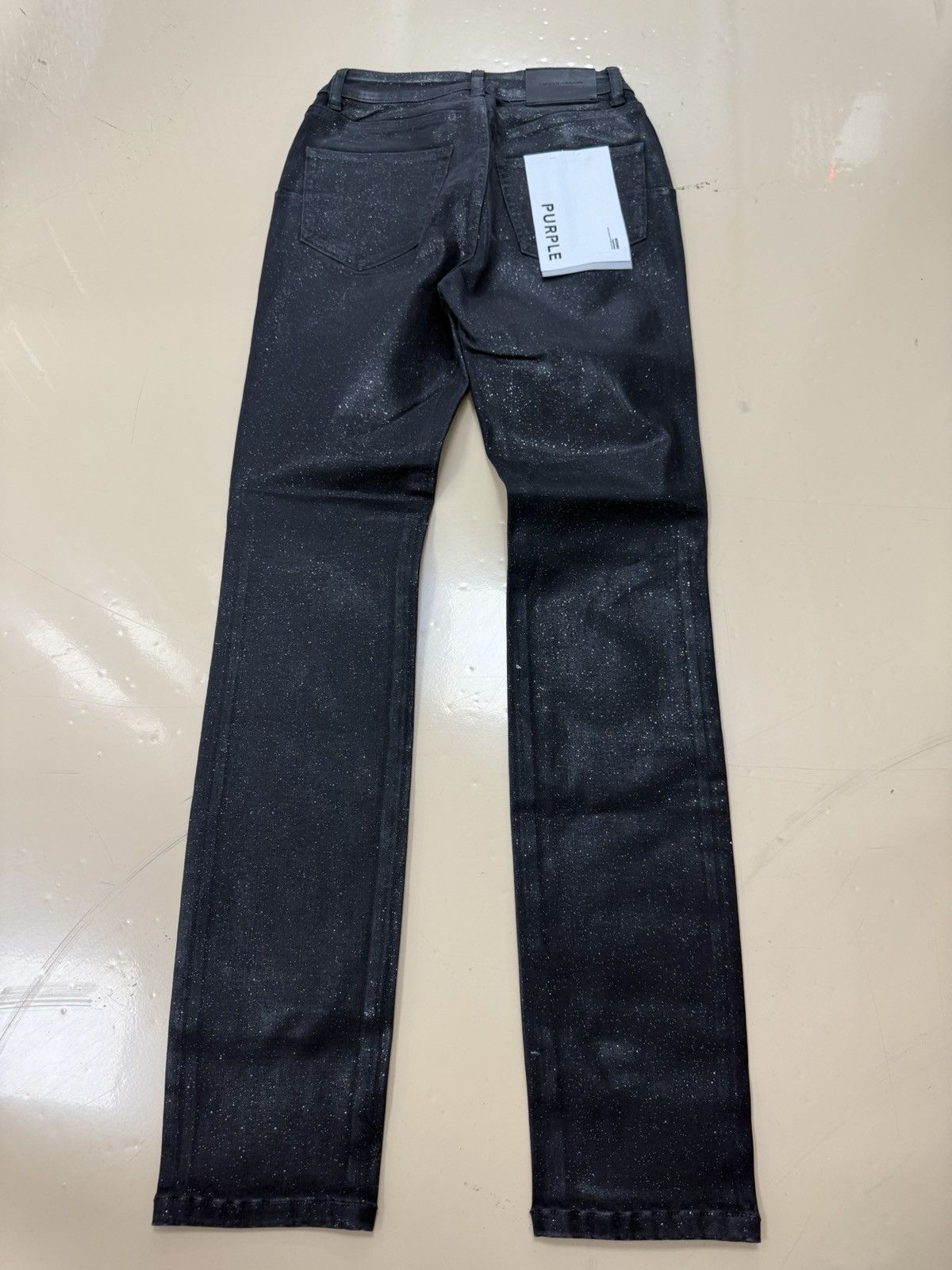 Other Purple Brand Glitter Black Jeans Size 26" / US 2 / IT 38 - 5 Thumbnail