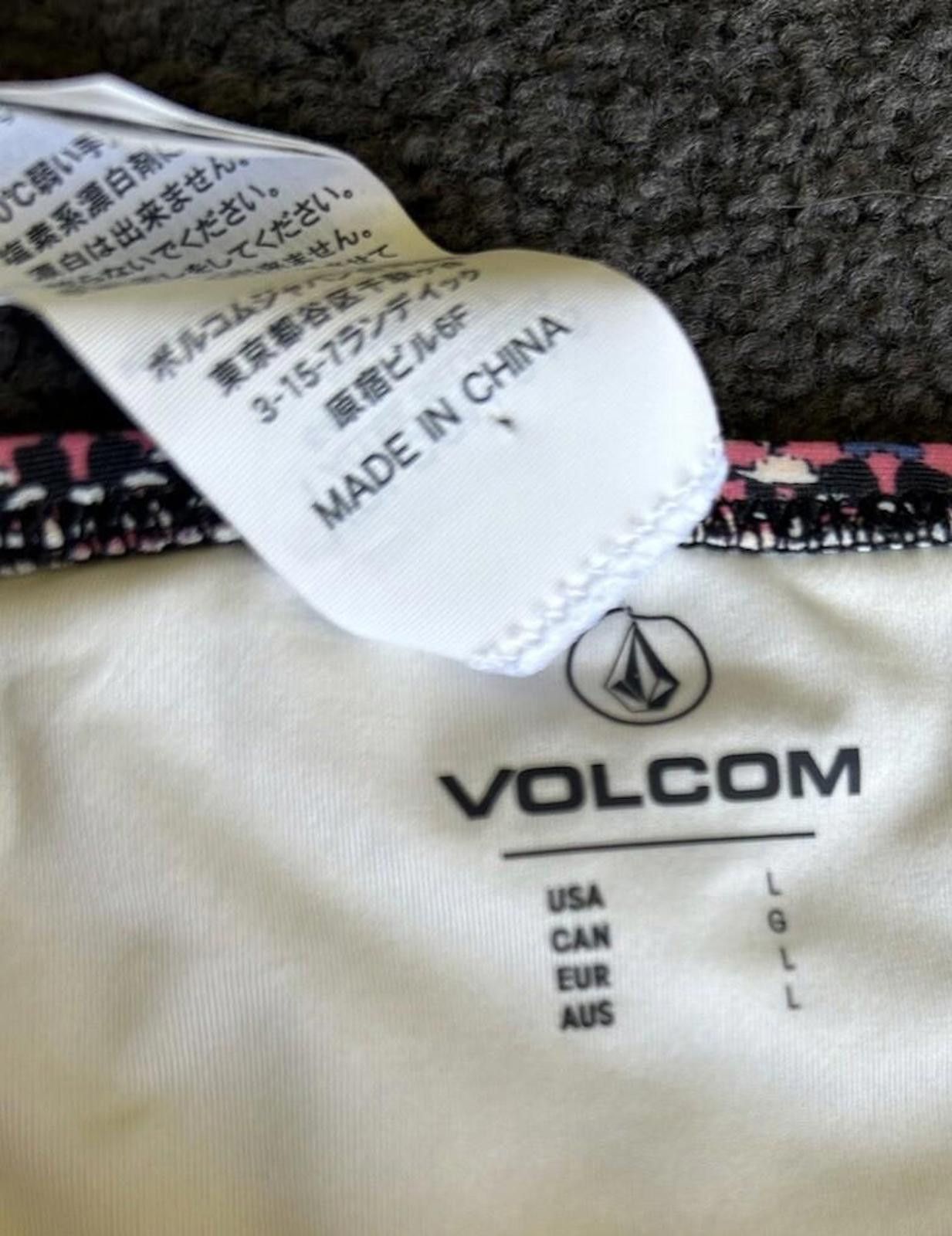 Volcom Volcom Black Multi Print Full Bikini Bottom NEW- Sz L (004) Size ONE SIZE - 4 Thumbnail