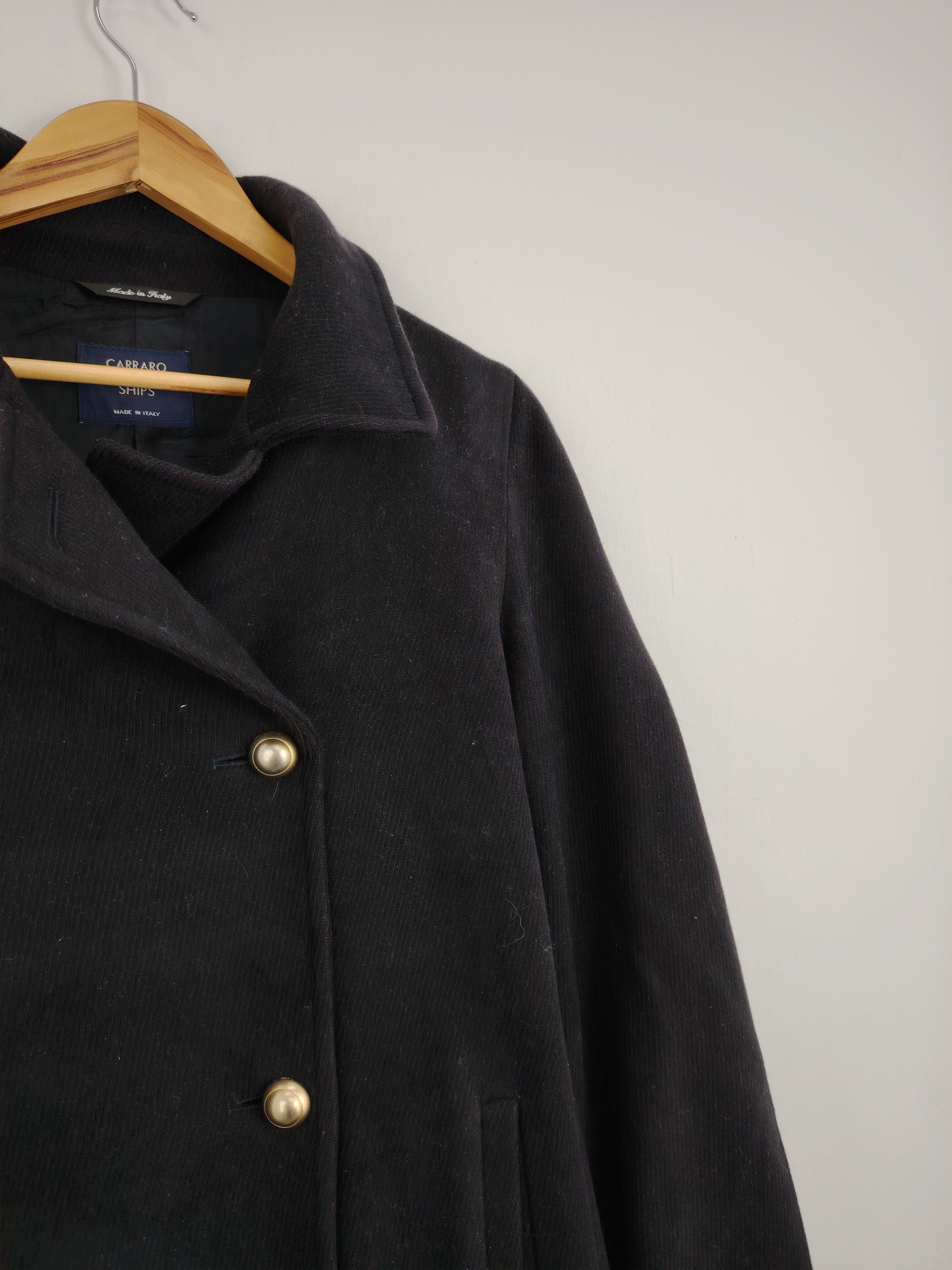 If Six Was Nine Vintage Italian Designer Double Breasted Long Coat MJ0045 Size US S / EU 44-46 / 1 - 11 Thumbnail