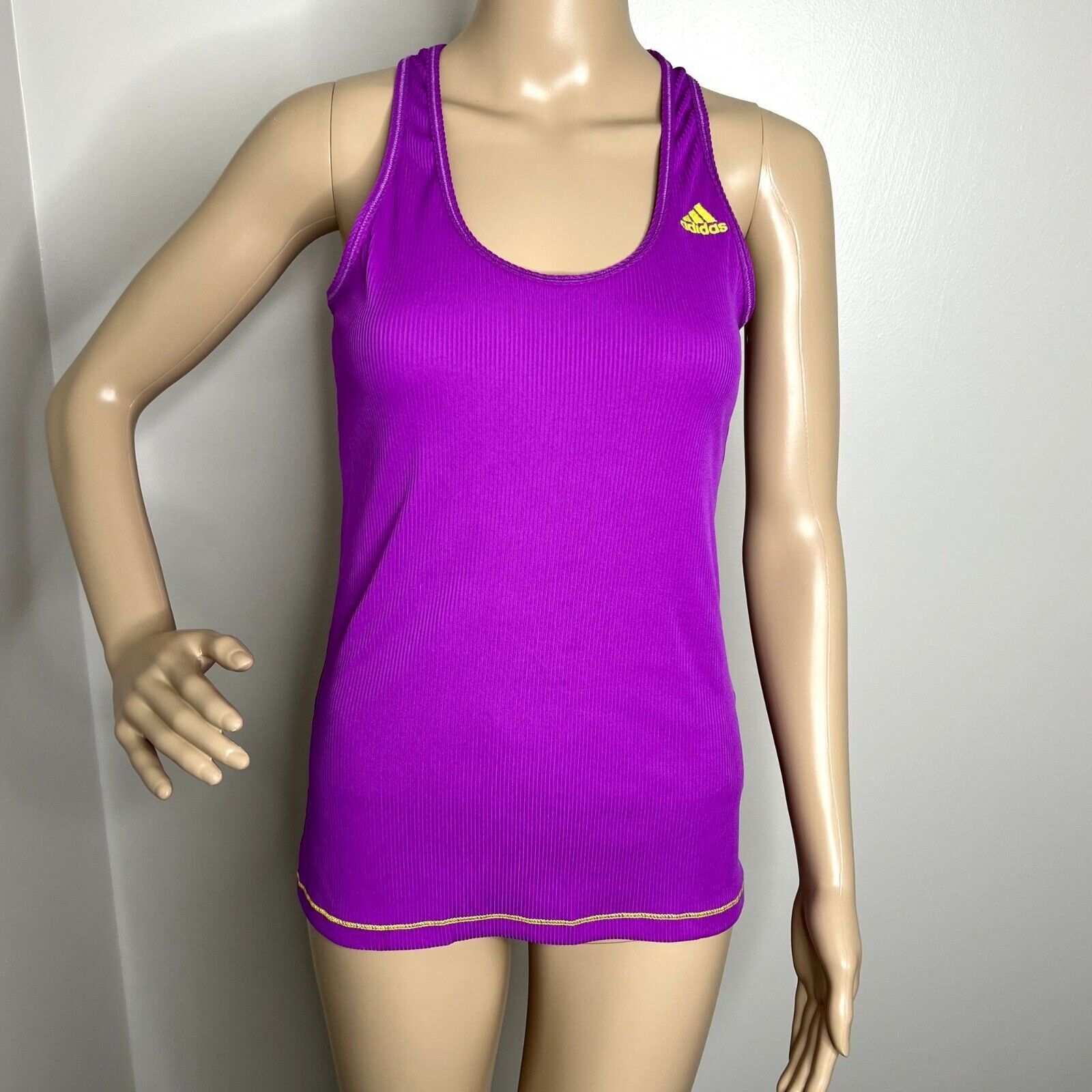 Adidas Adidas Purple Racerback Athletic Tank Top Size S / US 4 / IT 40 - 1 Thumbnail